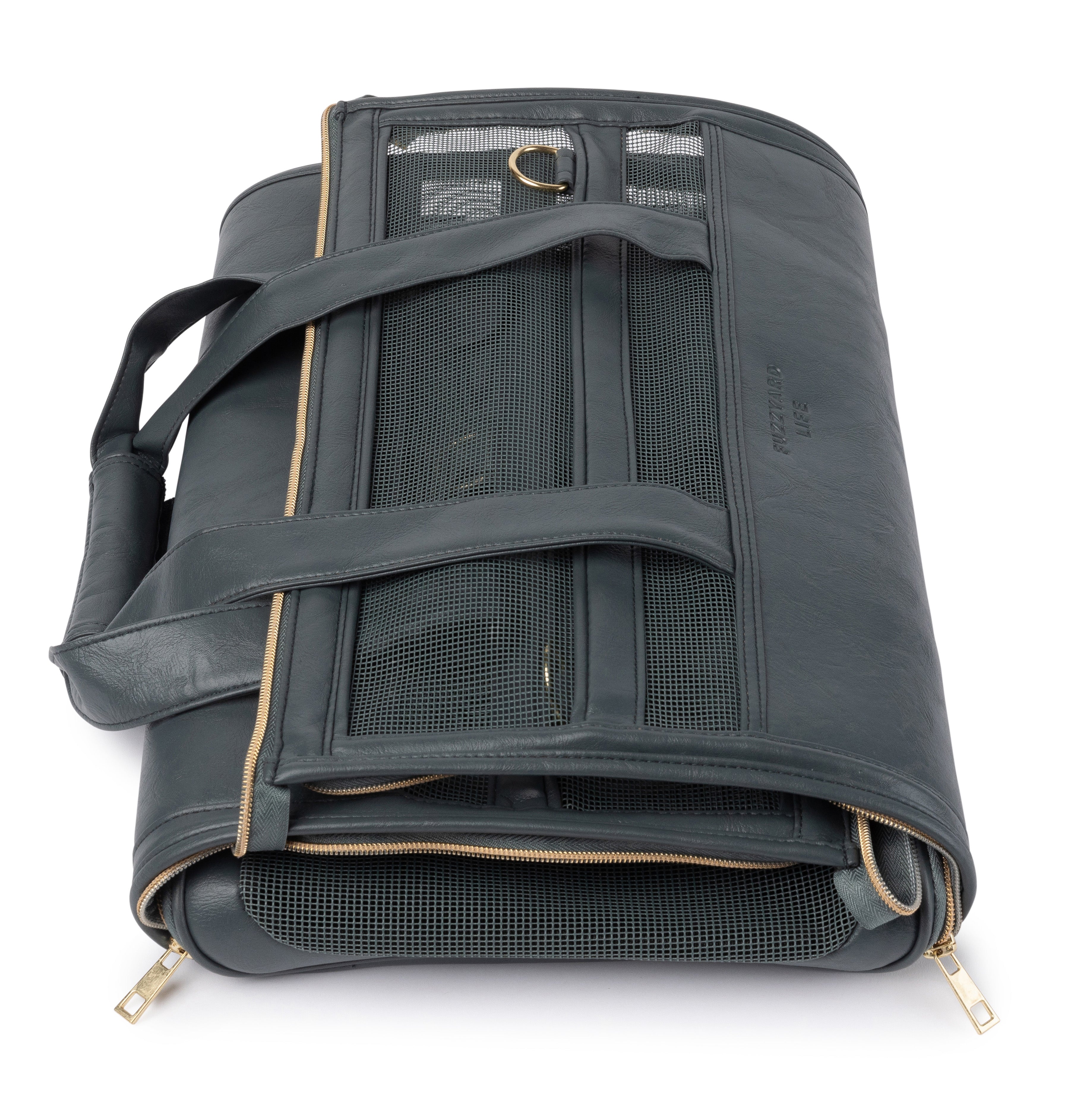 FuzzYard Life Pet Travel Carrier - Slate Grey