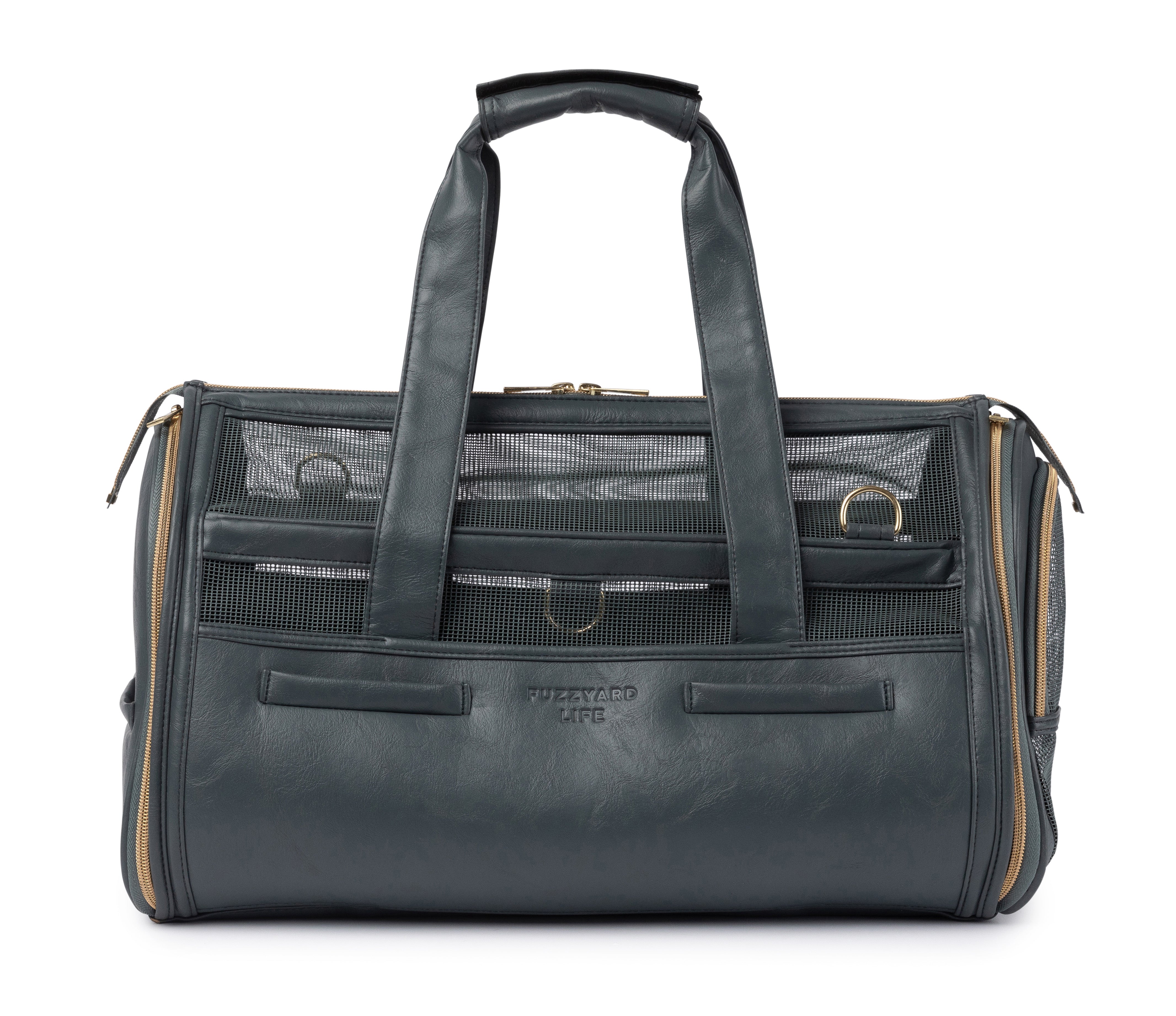 FuzzYard Life Pet Travel Carrier - Slate Grey