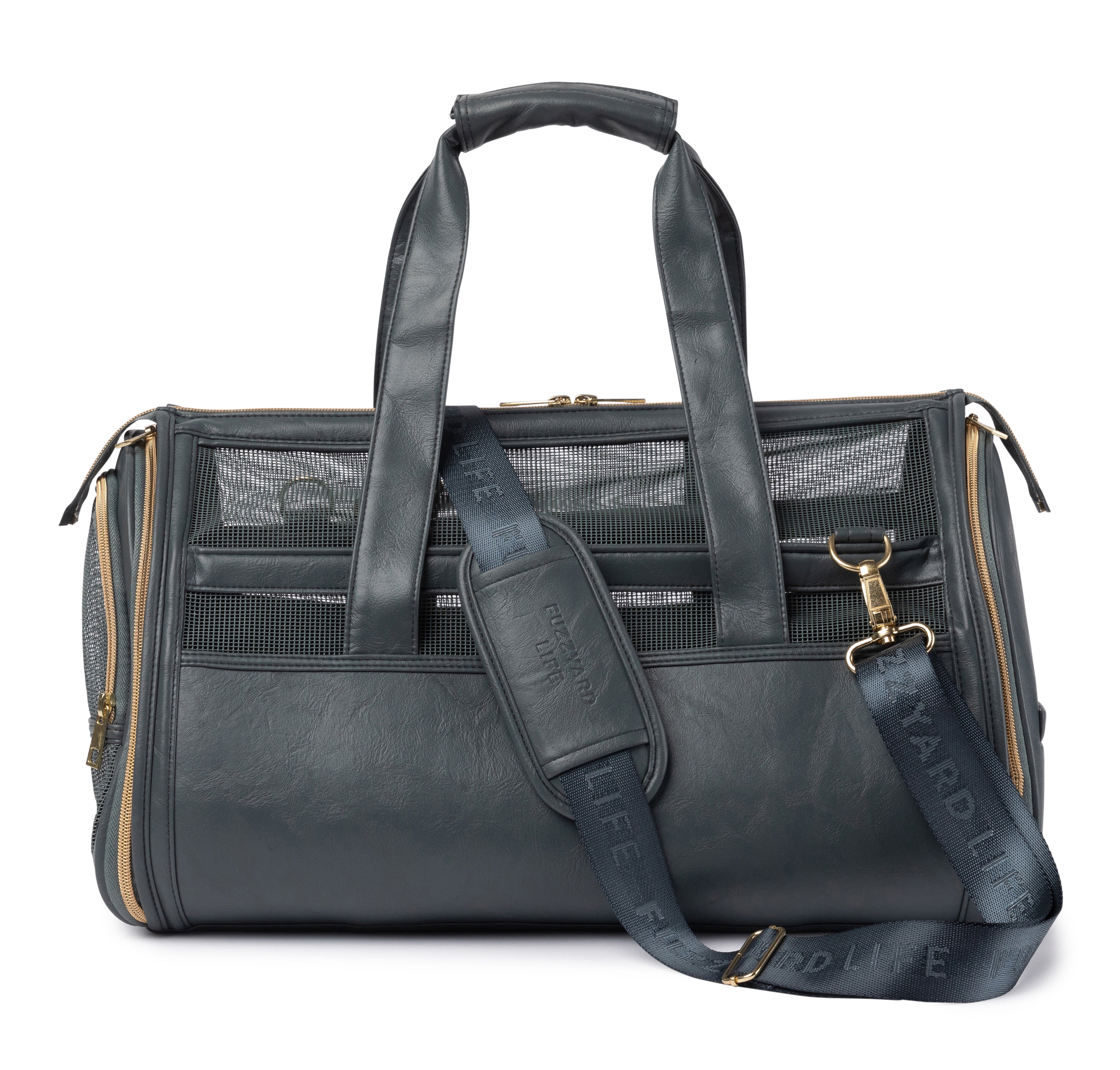 FuzzYard Life Pet Travel Carrier - Slate Grey