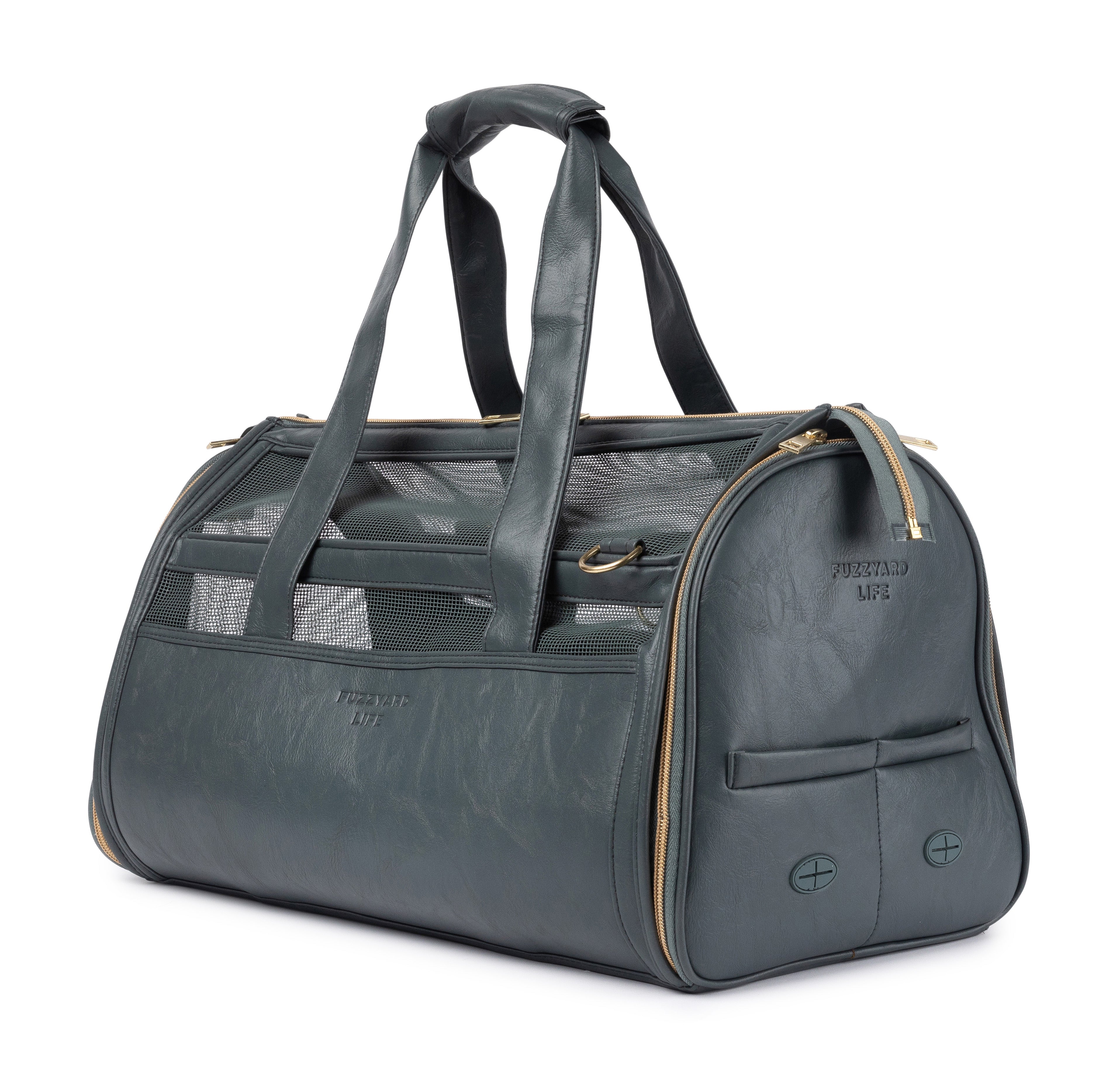 FuzzYard Life Pet Travel Carrier - Slate Grey