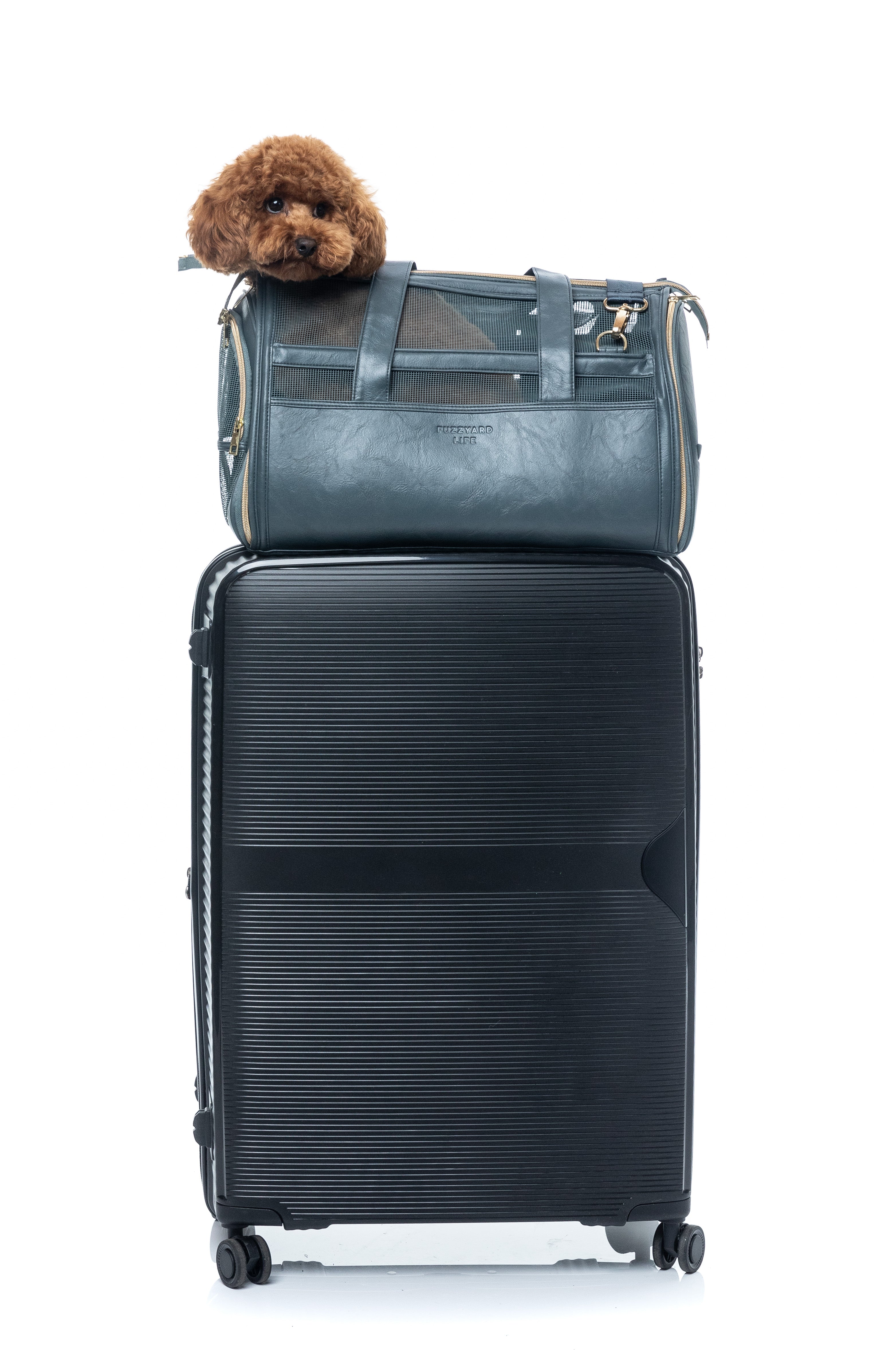 FuzzYard Life Pet Travel Carrier - Slate Grey