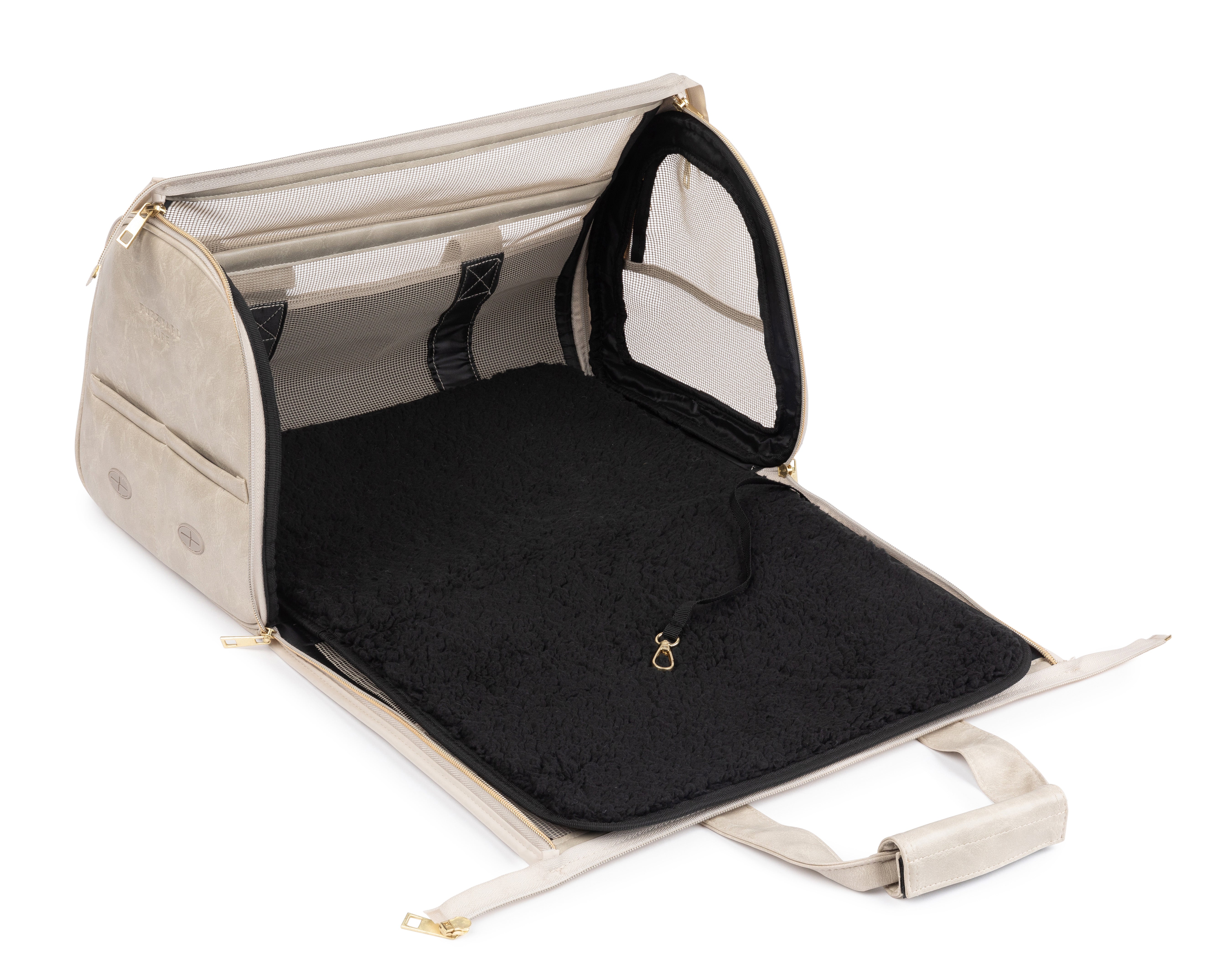 FuzzYard Life Pet Travel Carrier - Sandstone