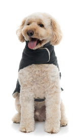 FuzzYard Life Quilted Cotton Wrap Vest - Slate Grey
