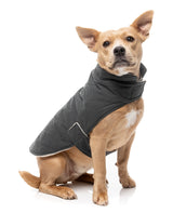 FuzzYard Life Quilted Cotton Wrap Vest - Slate Grey