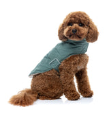 FuzzYard Life Quilted Cotton Wrap Vest - Myrtle Green