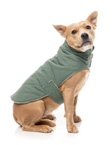 FuzzYard Life Quilted Cotton Wrap Vest - Myrtle Green