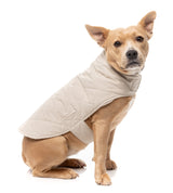 FuzzYard Life Quilted Cotton Wrap Vest - Sandstone