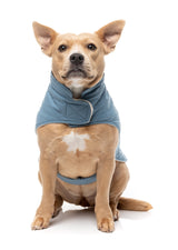 FuzzYard Life Quilted Cotton Wrap Vest - French Blue