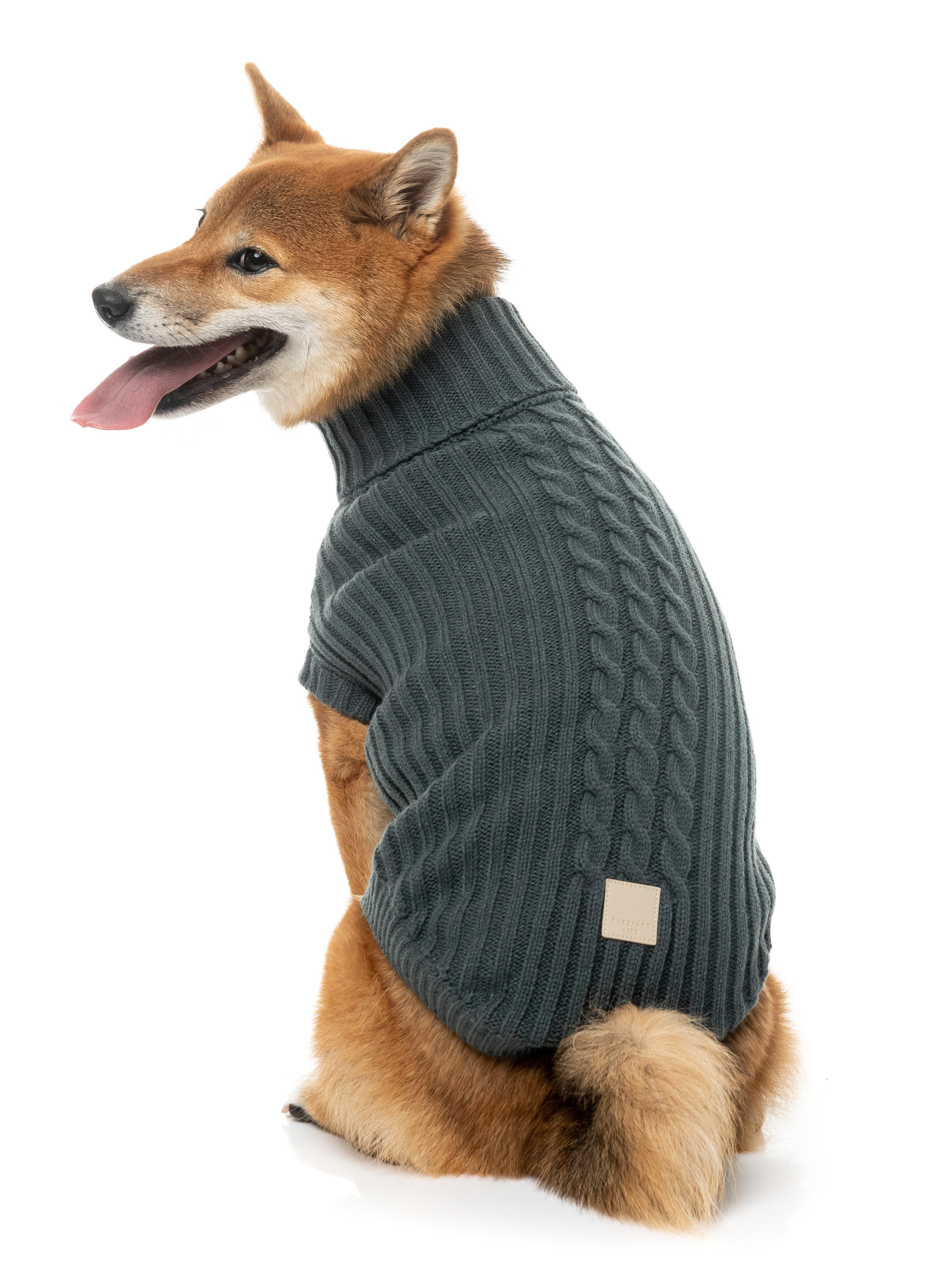 FuzzYard Life Knitted Sweater - Slate Grey