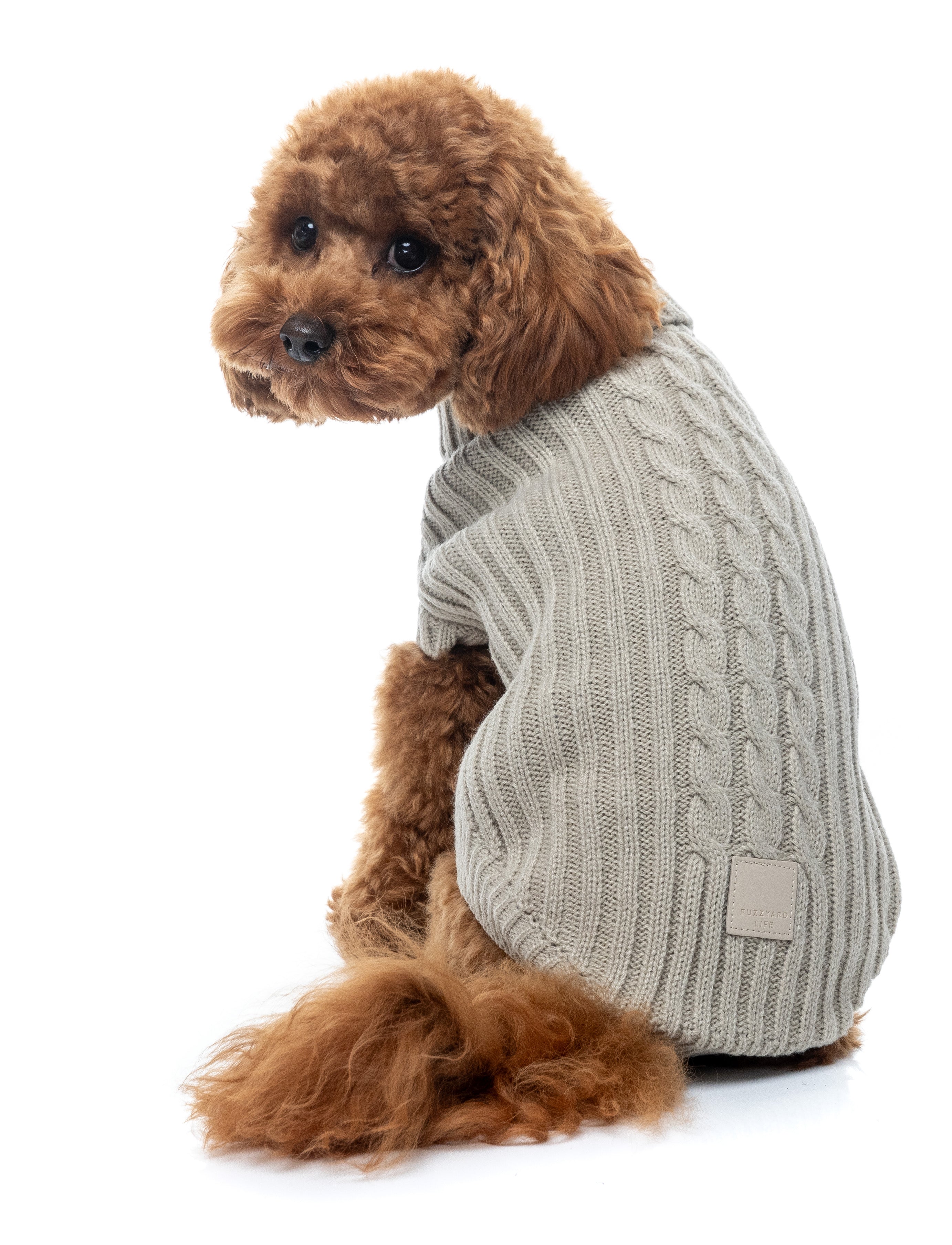 FuzzYard Life Knitted Sweater - Sandstone