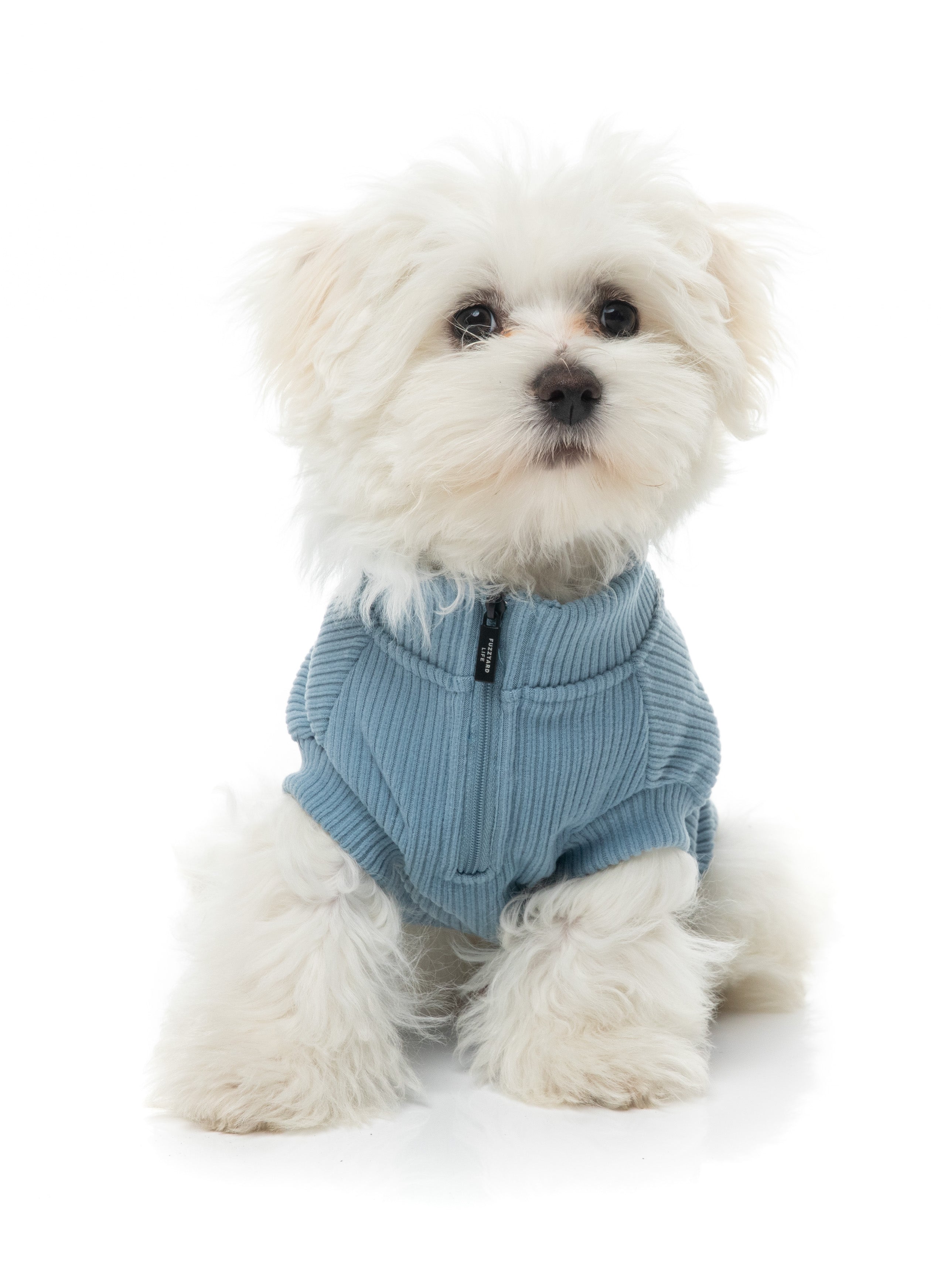 FuzzYard Life Ribbed Sweater - French Blue