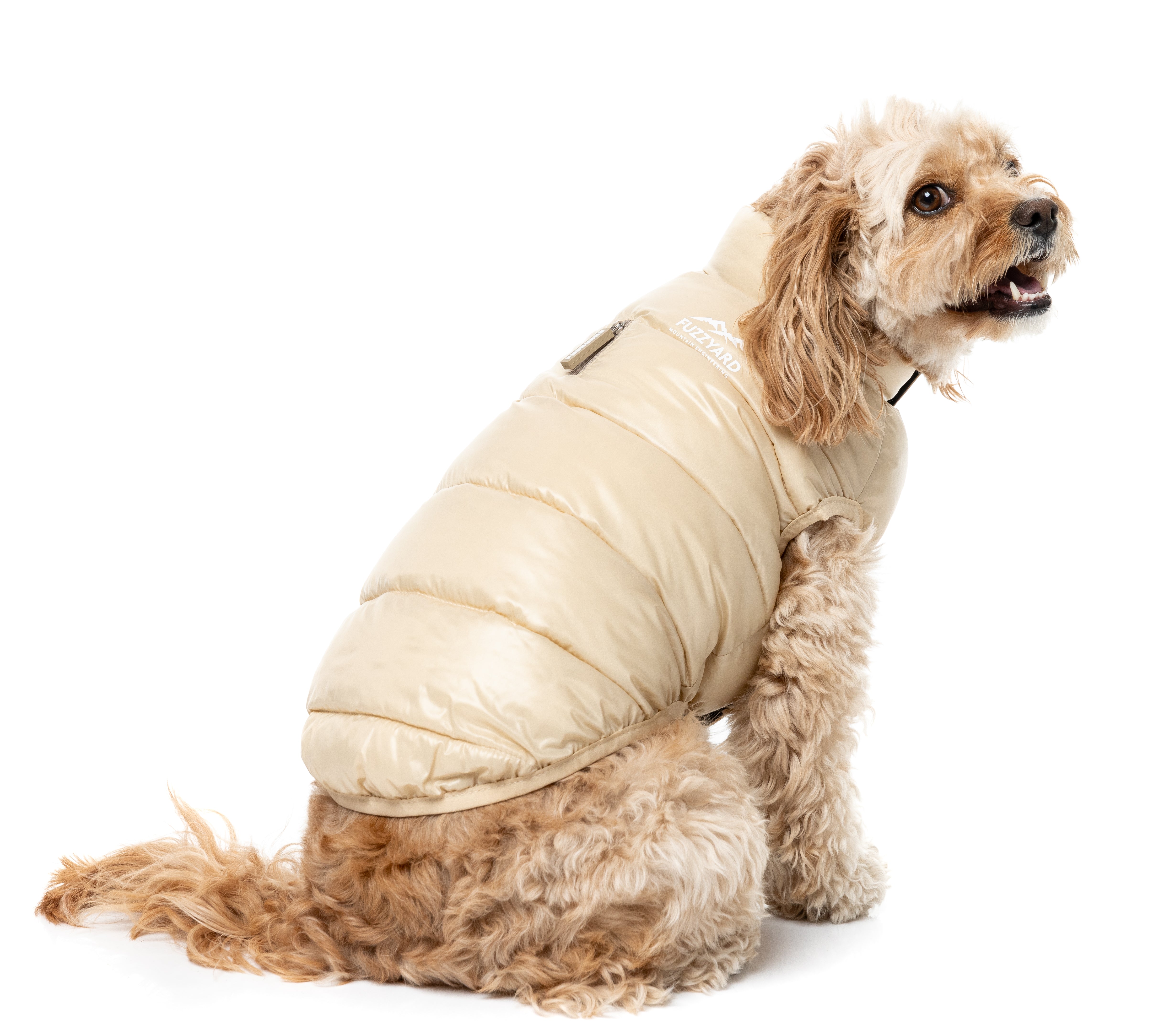 East Harlem Puffer Jacket - Beige