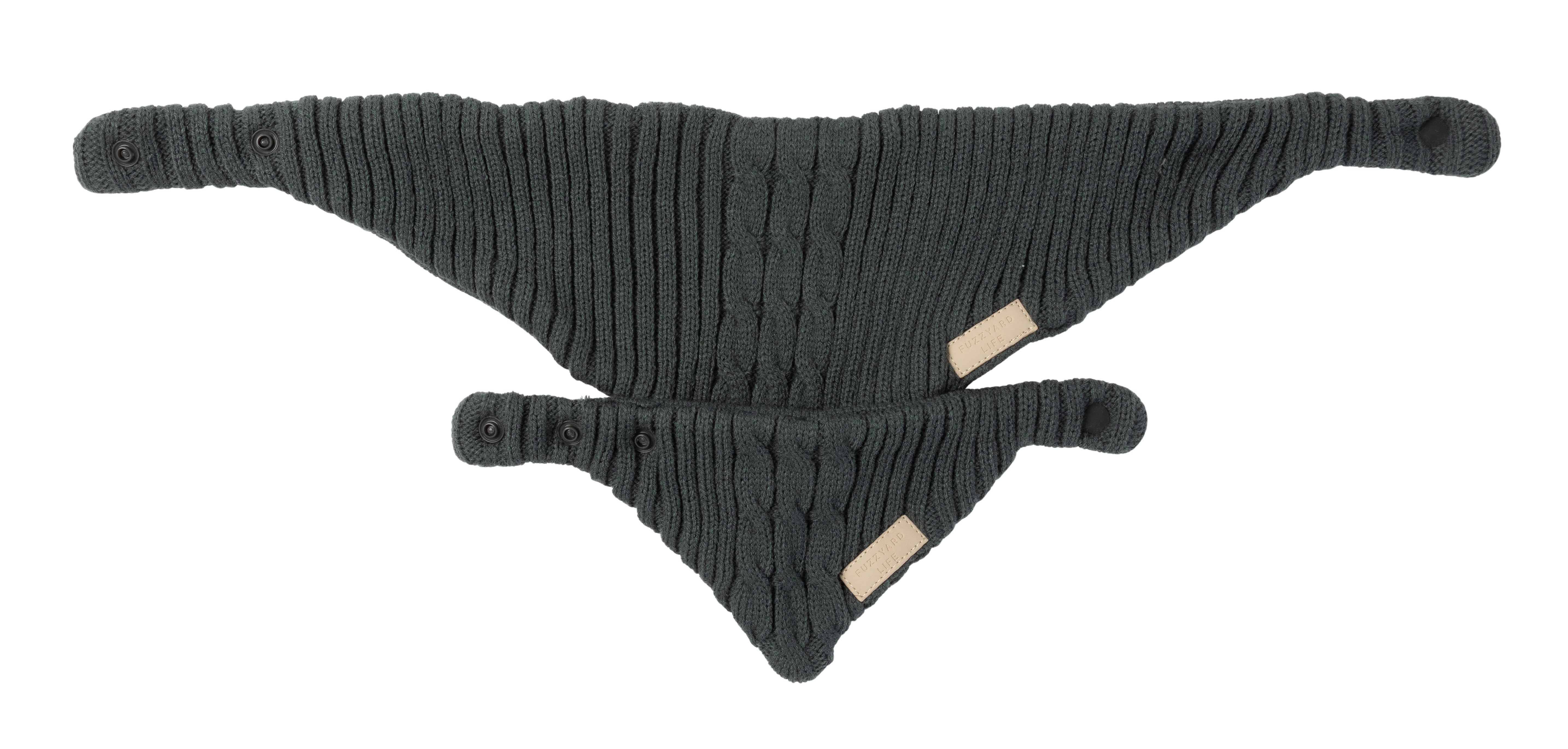 FuzzYard Life Knitted Bandana - Slate Grey