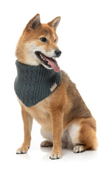 FuzzYard Life Knitted Bandana - Slate Grey