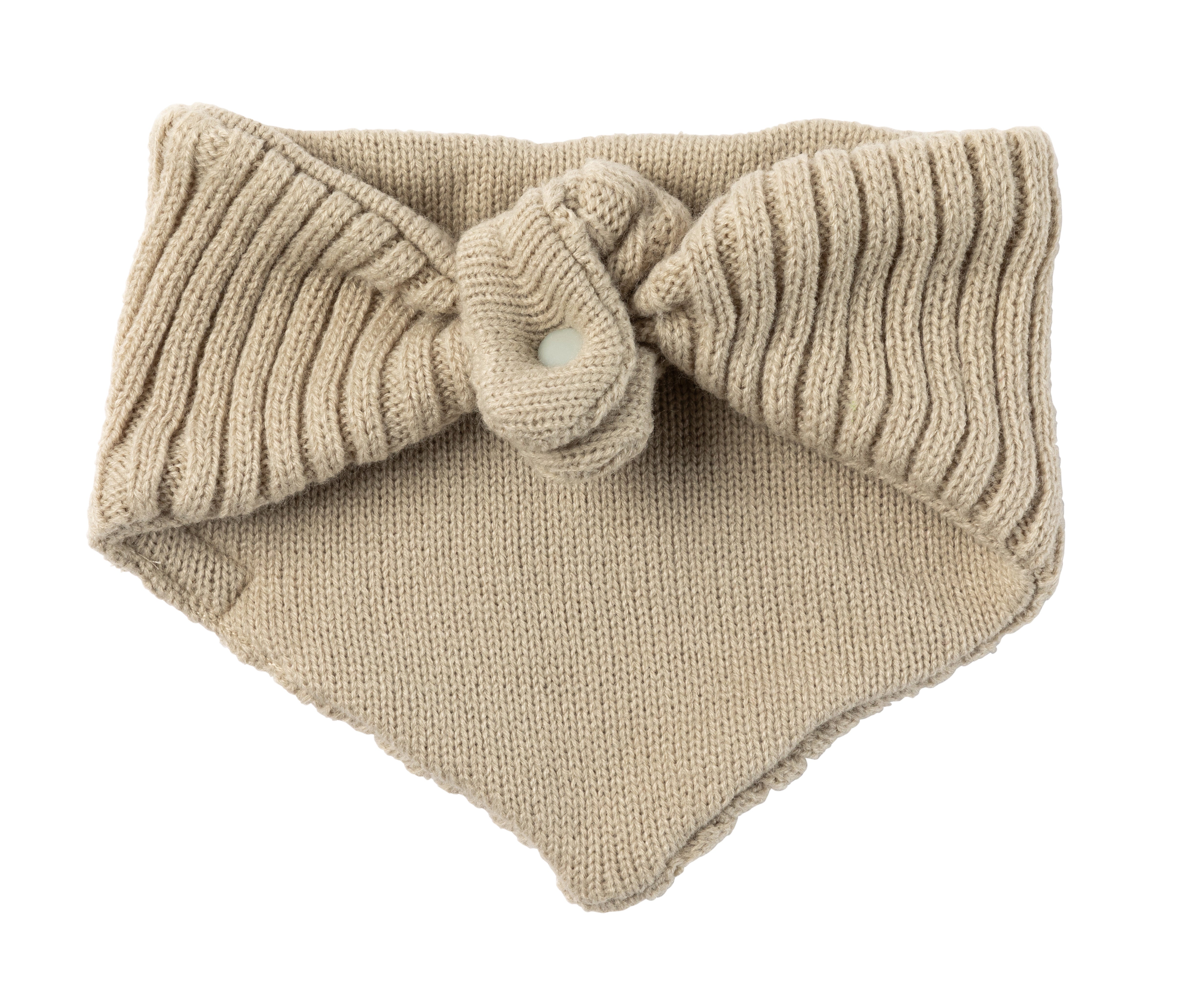 FuzzYard Life Knitted Bandana - Sandstone