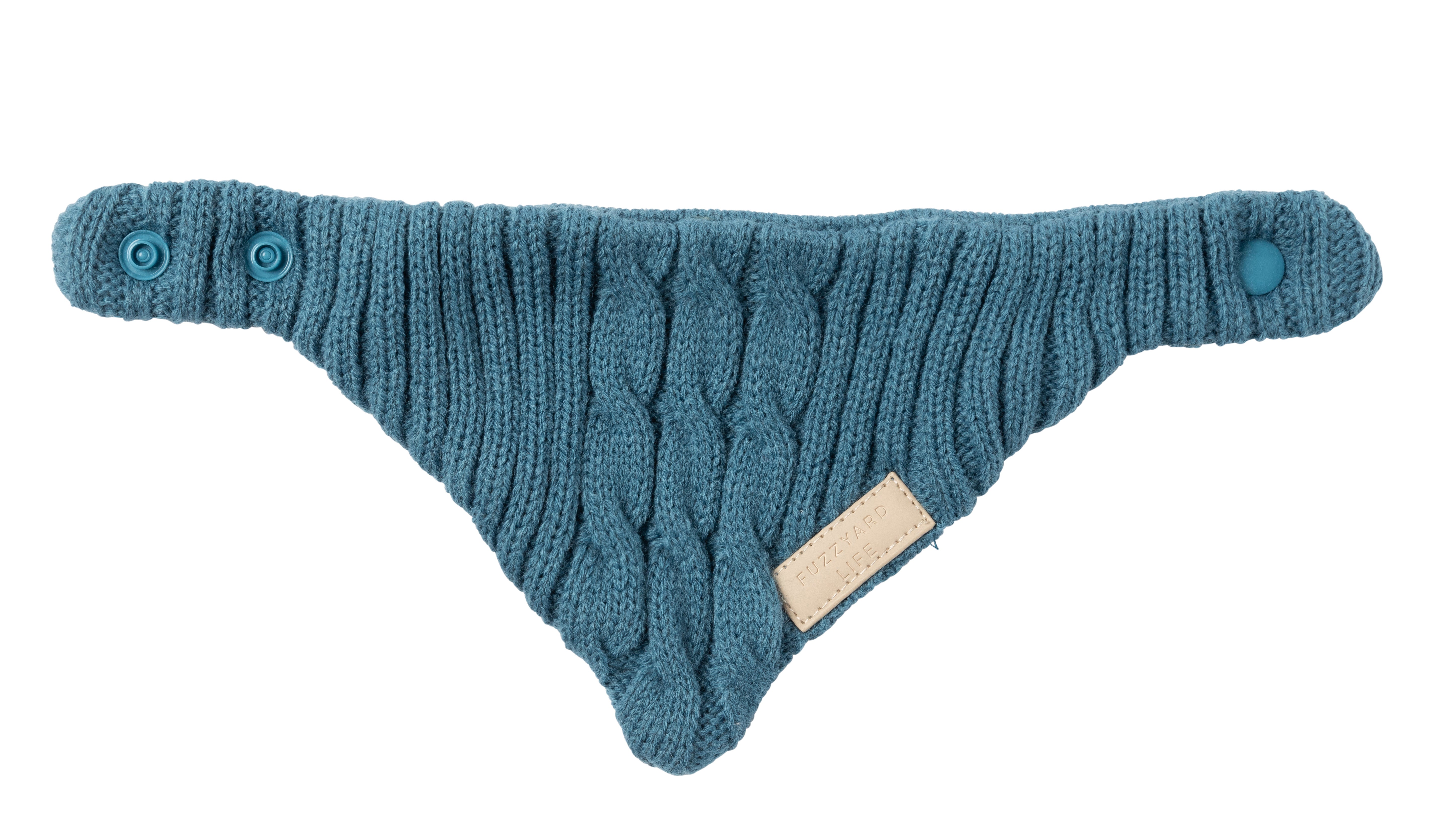 FuzzYard Life Knitted Bandana - French Blue