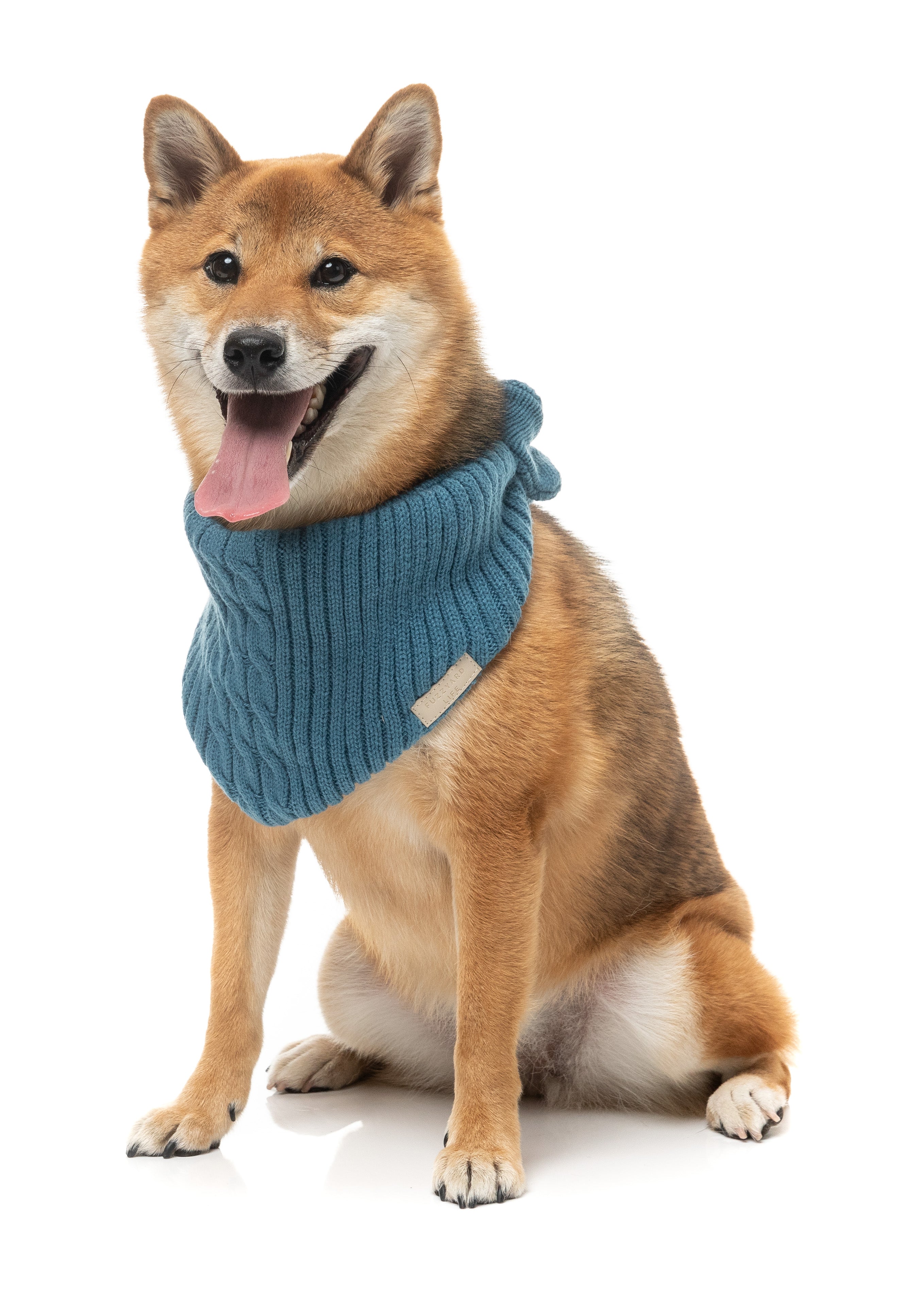 FuzzYard Life Knitted Bandana - French Blue