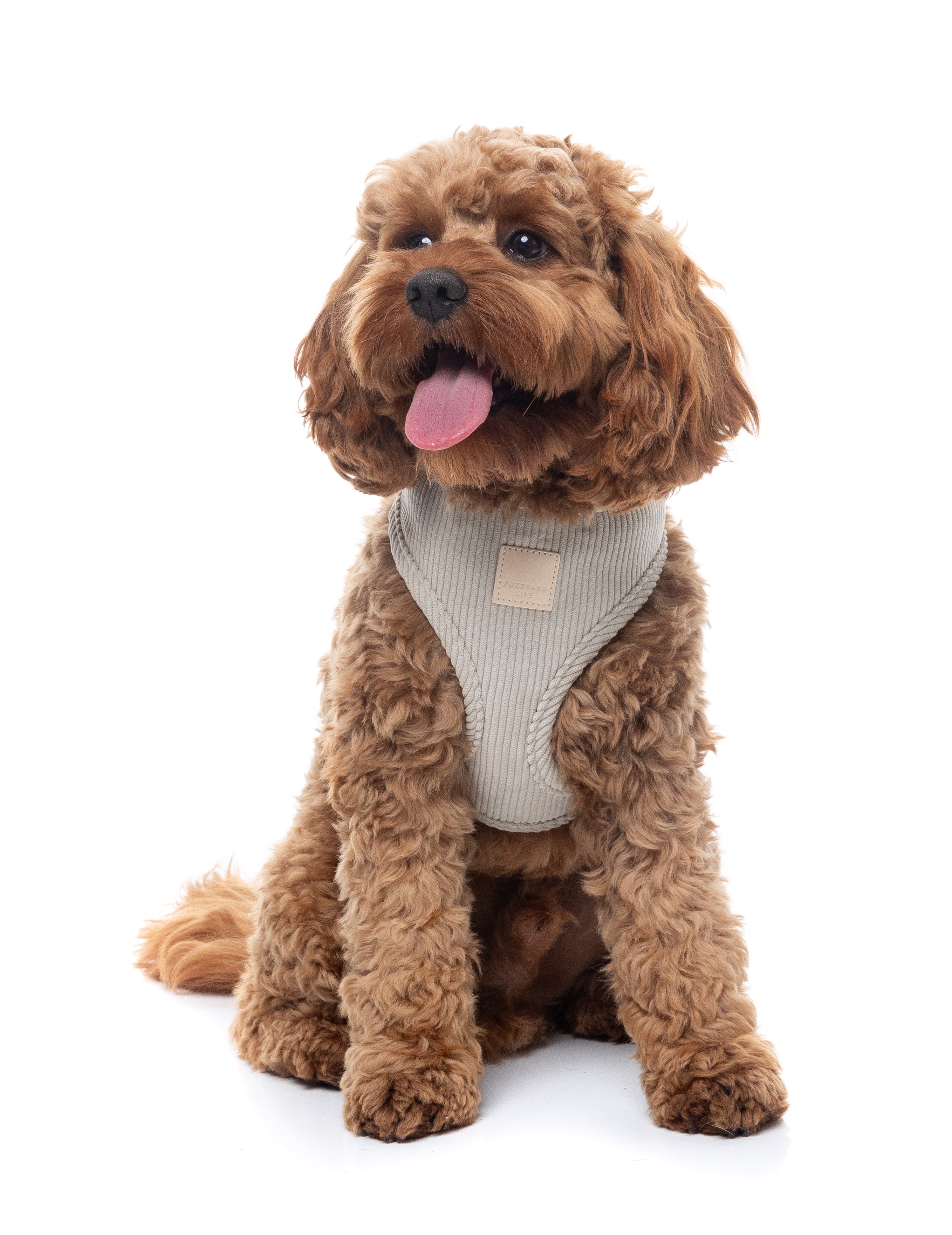 FuzzYard Life Corduroy Harness - Sandstone