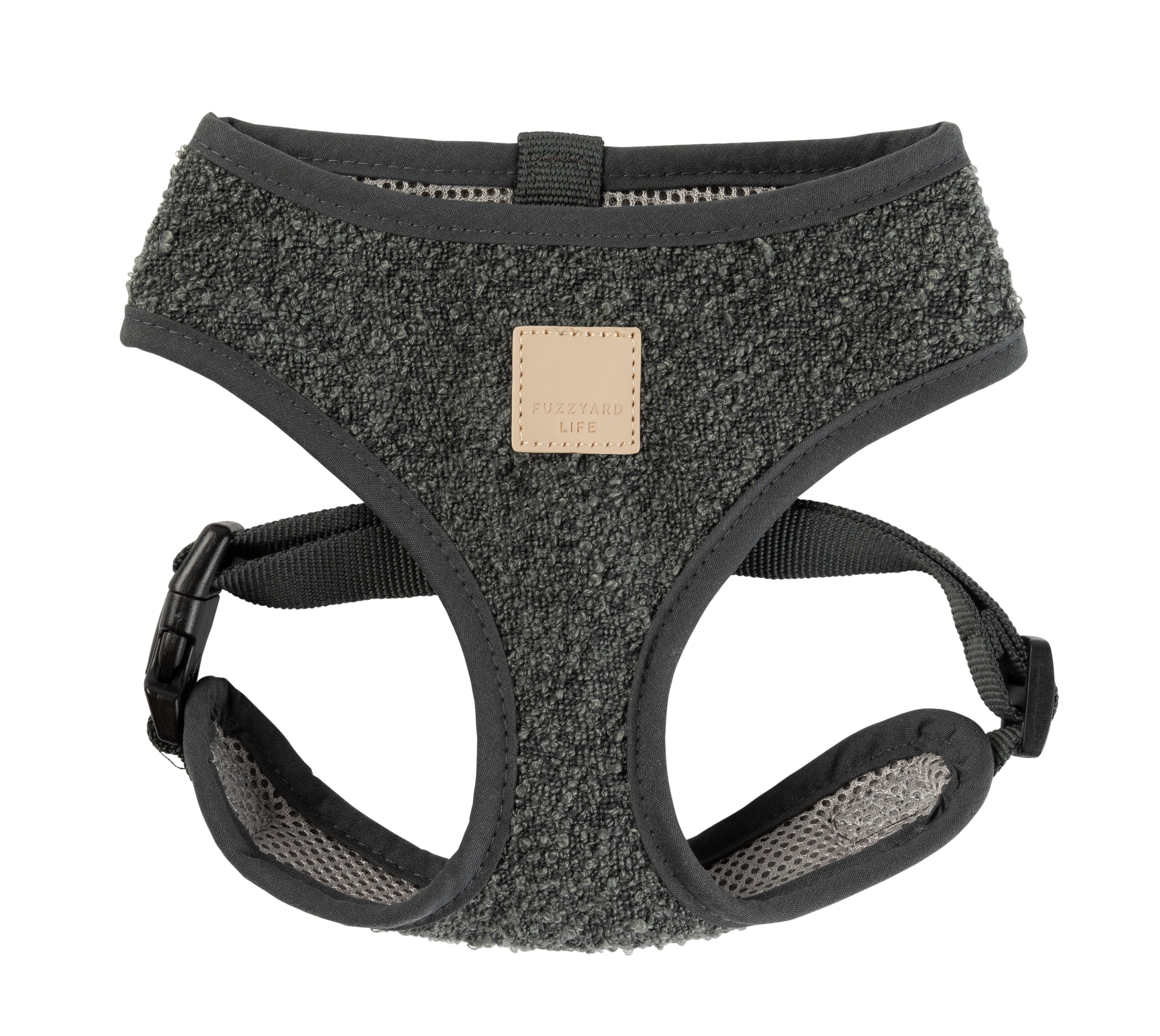 FuzzYard Life Bouclé Harness - Slate Grey