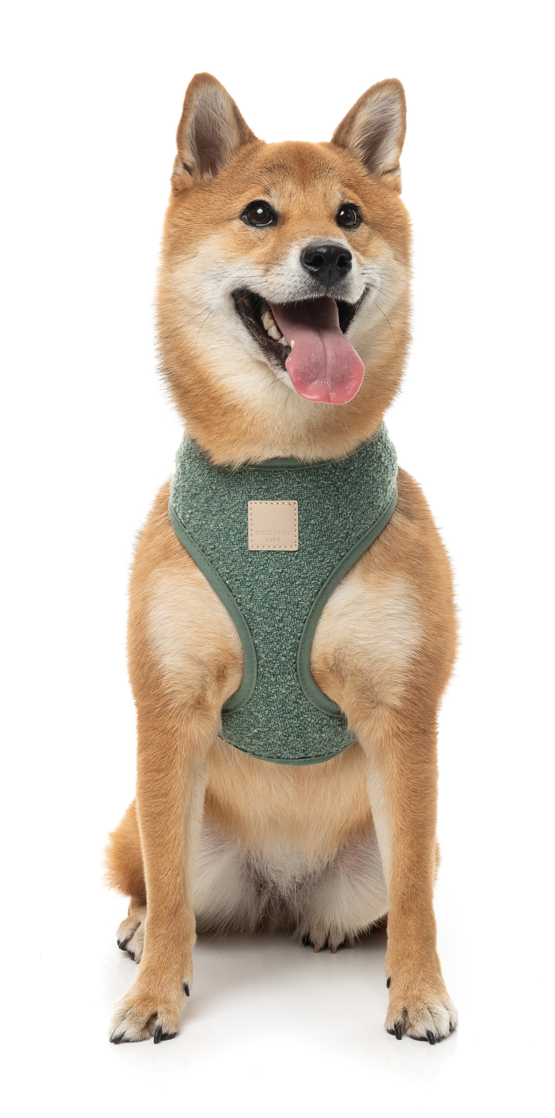 FuzzYard Life Bouclé Harness - Myrtle Green