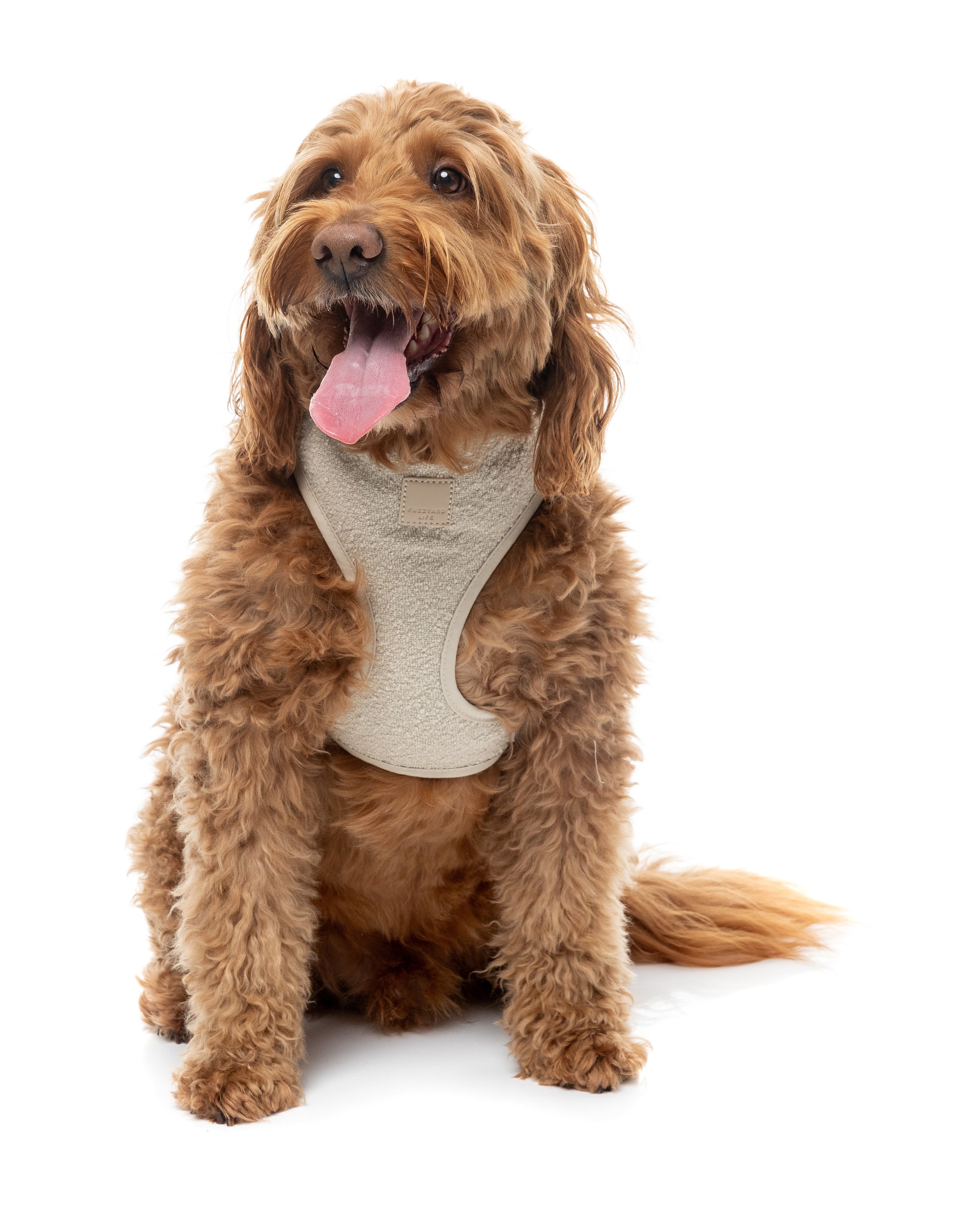 FuzzYard Life Bouclé Harness - Sandstone