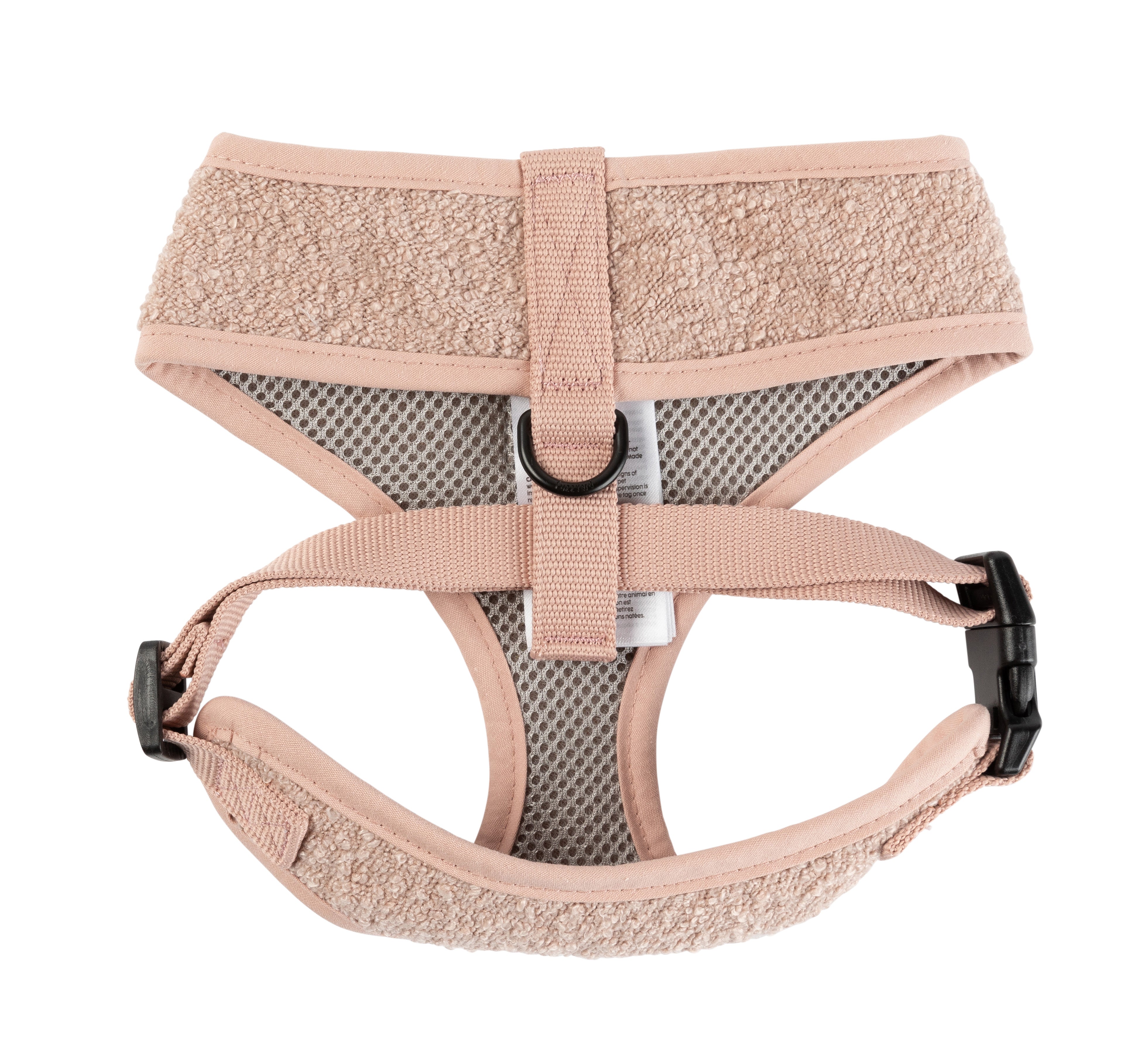 FuzzYard Life Bouclé Harness - Soft Blush