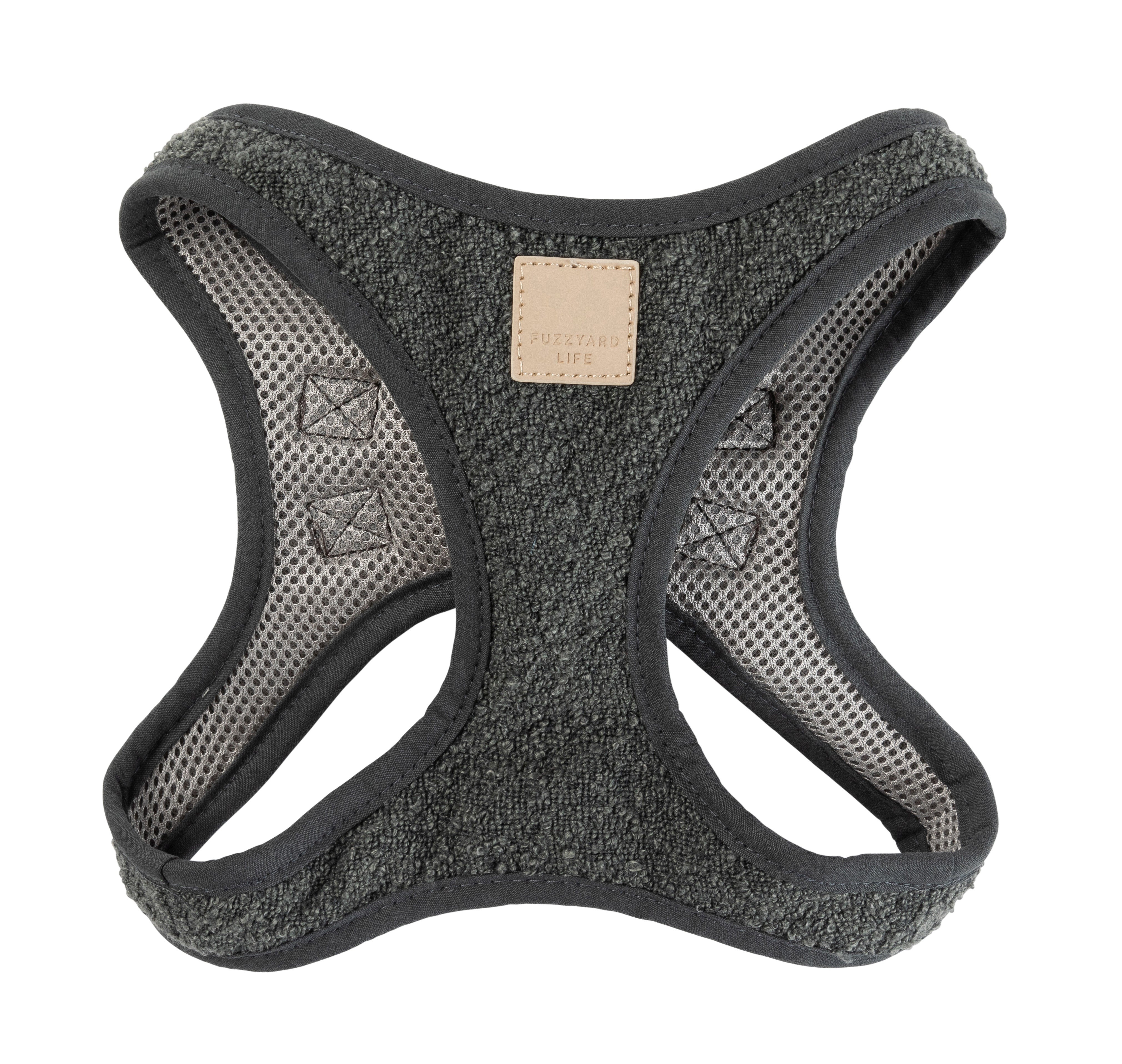 FuzzYard Life Boucle Step-In Harness - Slate Grey