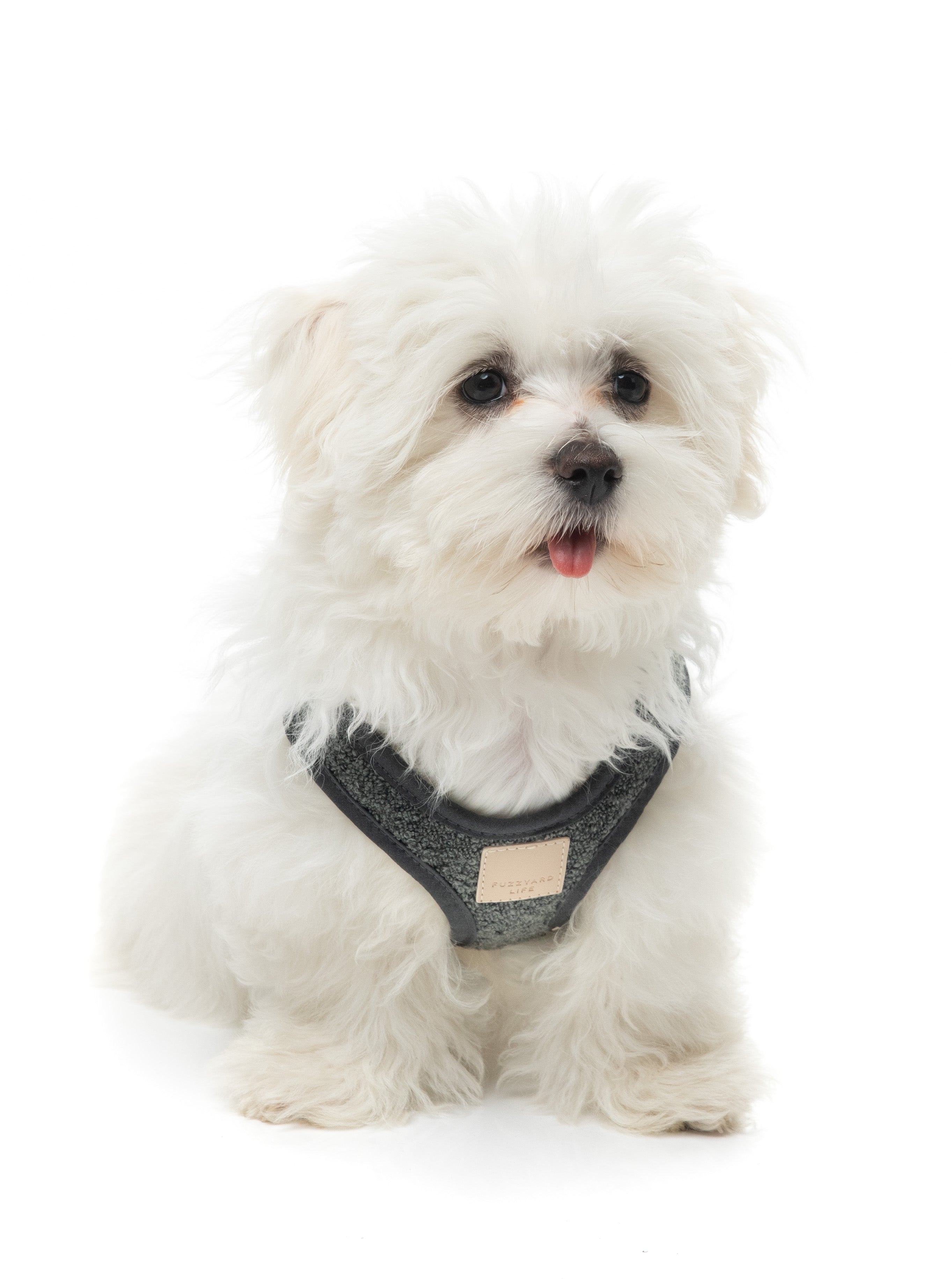 FuzzYard Life Boucle Step-In Harness - Slate Grey
