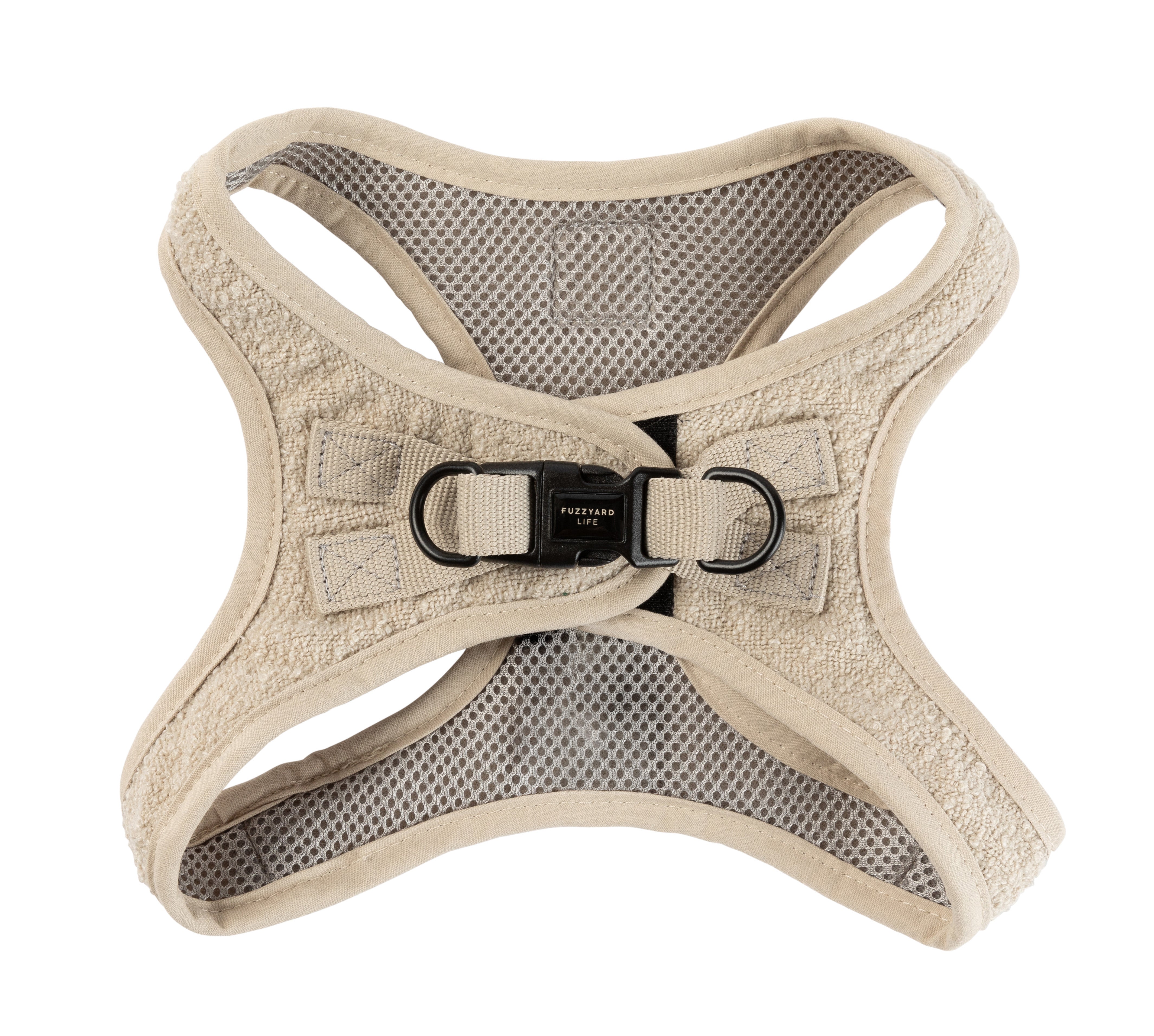 FuzzYard Life Boucle Step-In Harness - Sandstone