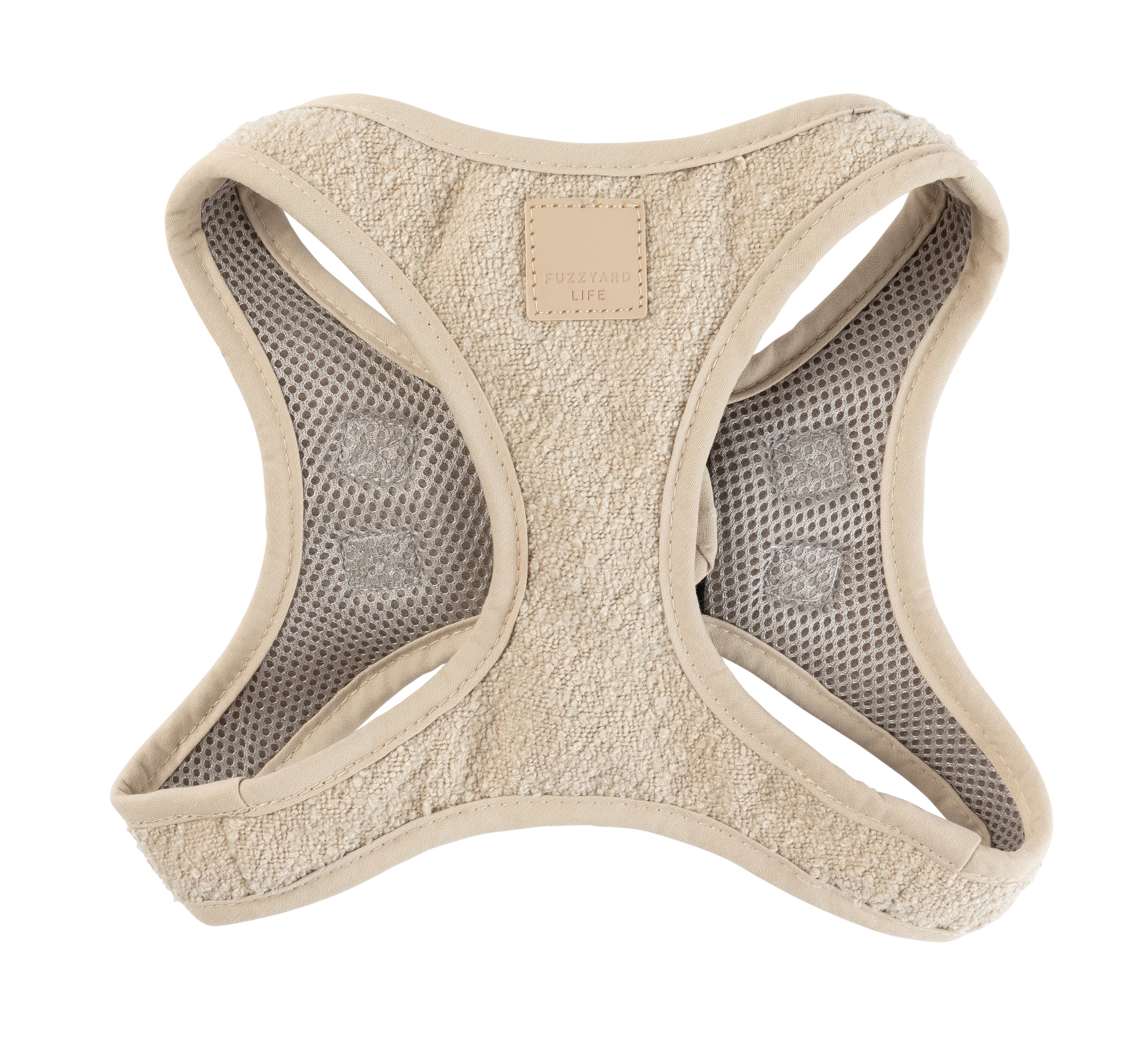 FuzzYard Life Boucle Step-In Harness - Sandstone