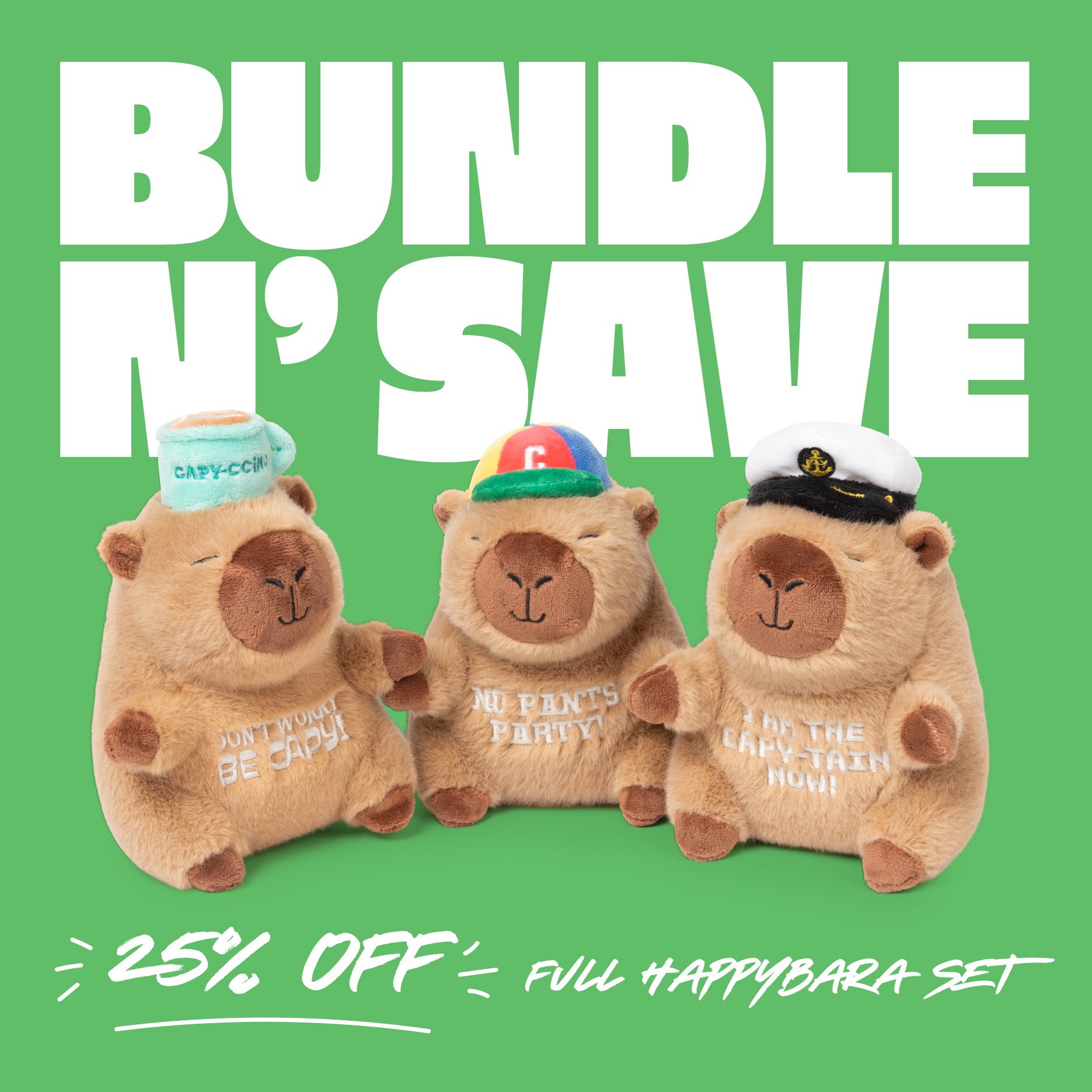 Full Happybara Set Bundle