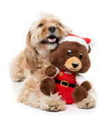 Fuzzyard Dog Toy - Santa Fuzz Bear