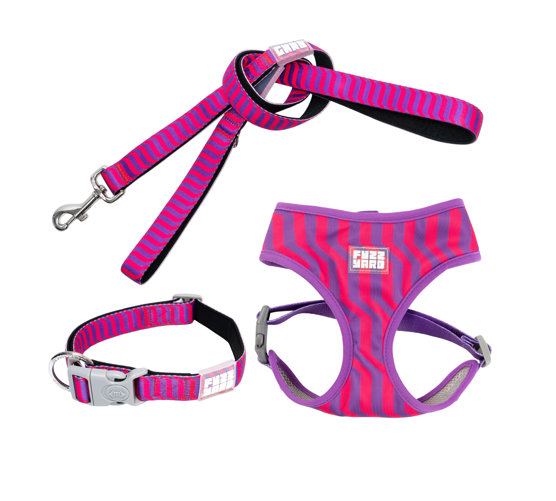 Full Harness Walking Set - Vaporwave Berry