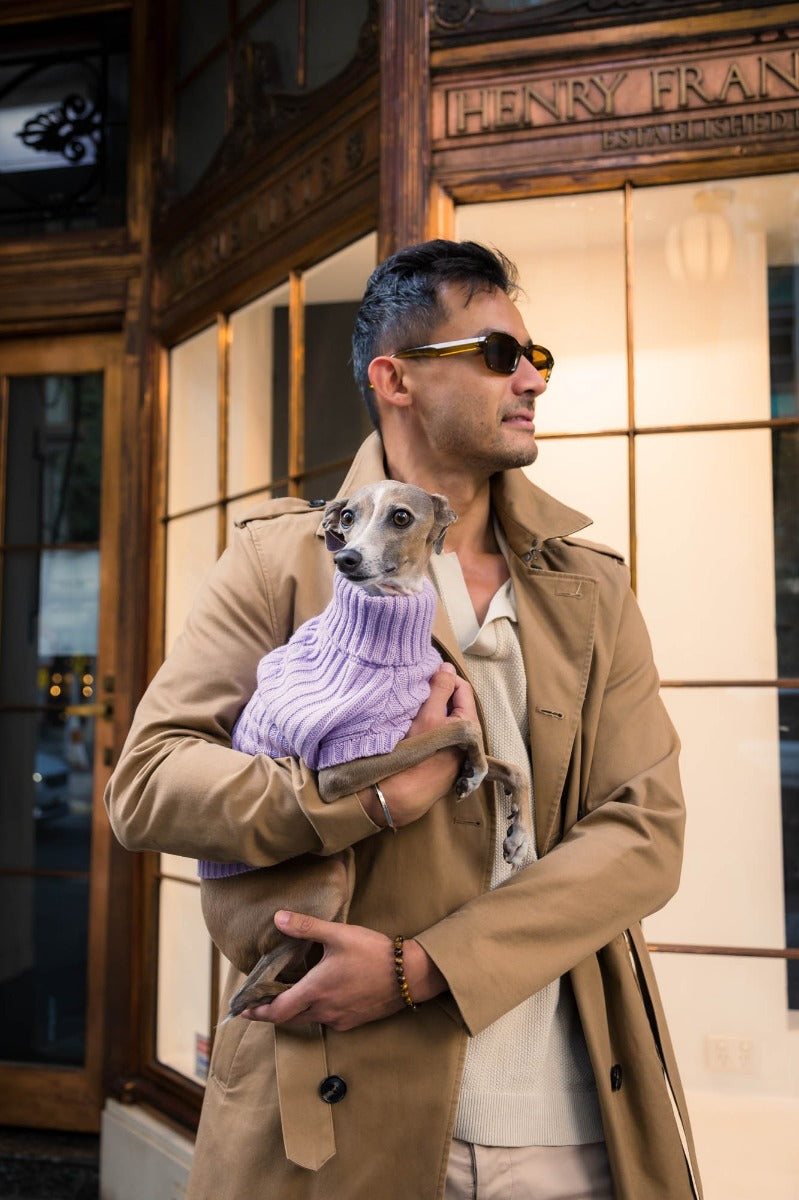 FuzzYard Life Knitted Sweater - Lilac by FuzzYard