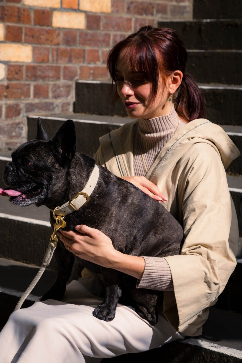 FuzzYard Life Atelier Dog Collar - Sandstone