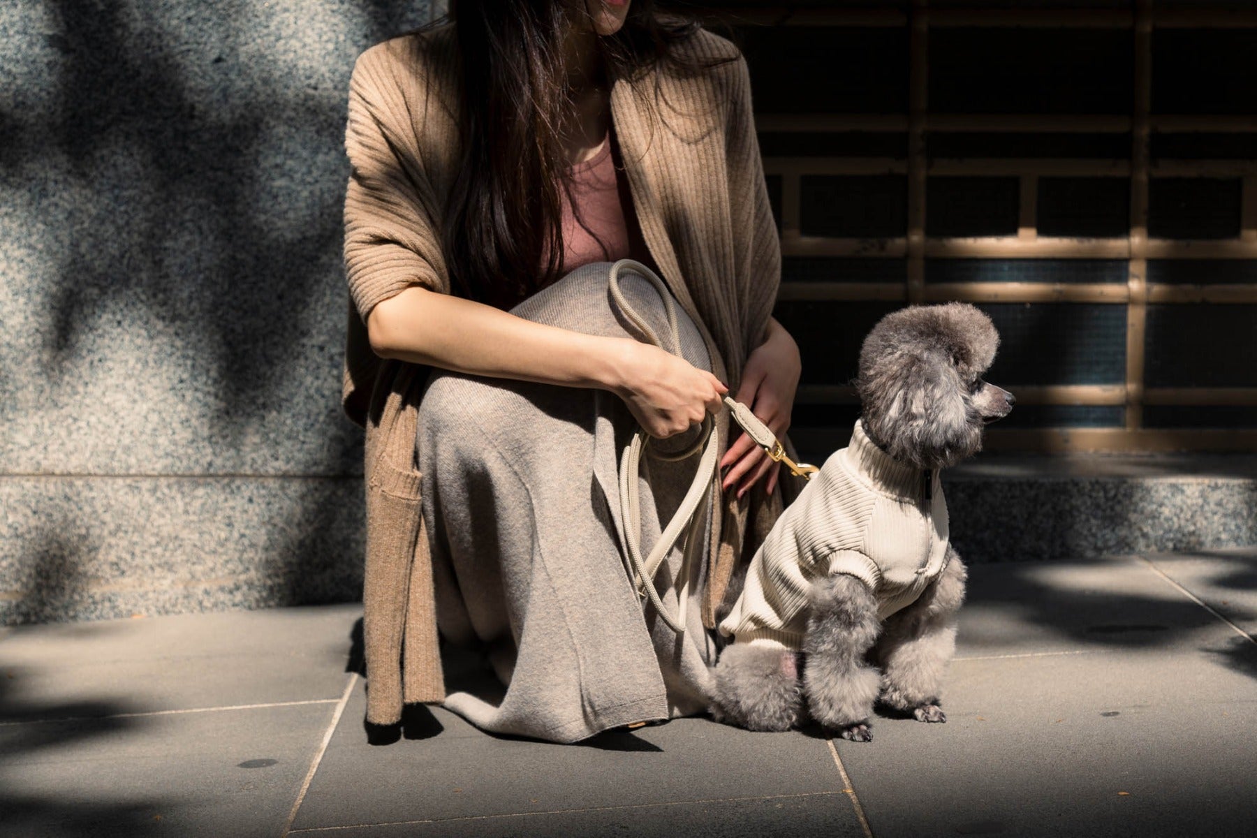 FuzzYard Life Atelier Dog Rope Lead - Sandstone