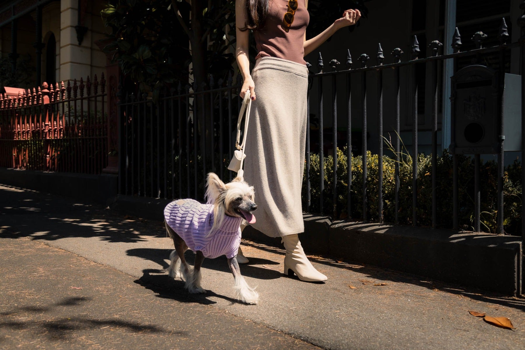 FuzzYard Life Atelier Dog Rope Lead - Sandstone