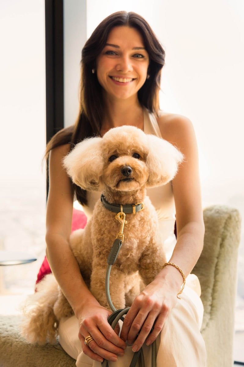 FuzzYard Life Atelier Dog Collar - Myrtle Green