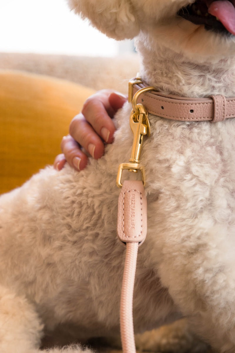 FuzzYard Life Atelier Dog Rope Lead - Soft Blush