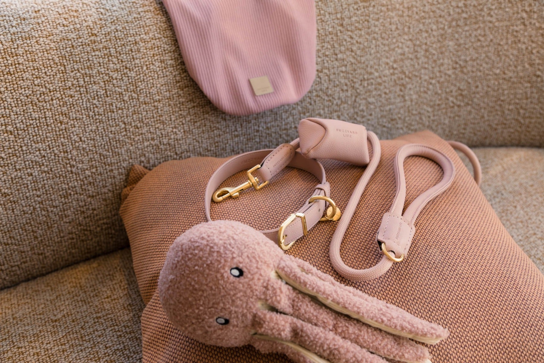 FuzzYard Life Ribbed Sweater - Soft Blush by FuzzYard