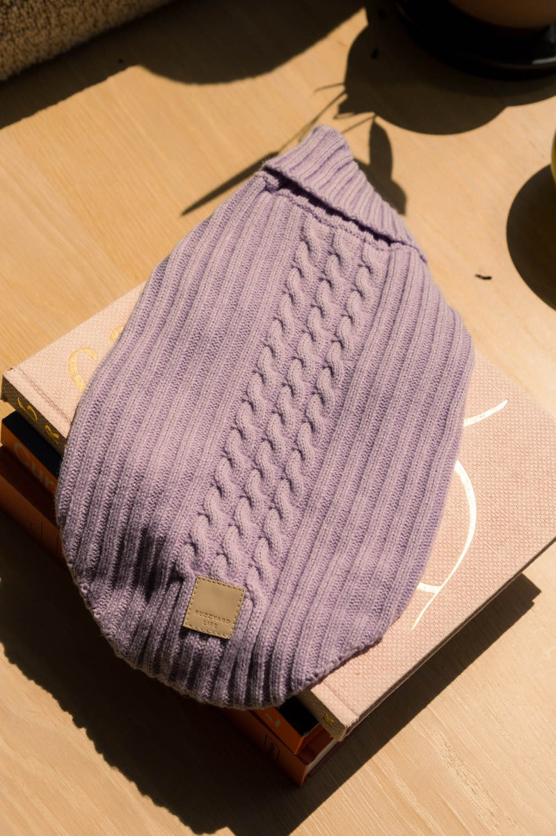 FuzzYard Life Knitted Sweater - Lilac by FuzzYard