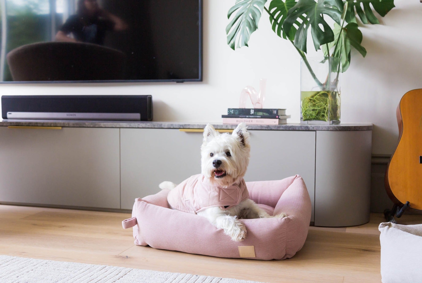 FuzzYard Life Quilted Cotton Wrap Vest - Soft Blush by FuzzYard Life