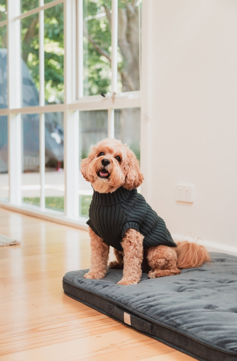 FuzzYard Life Knitted Sweater - Slate Grey