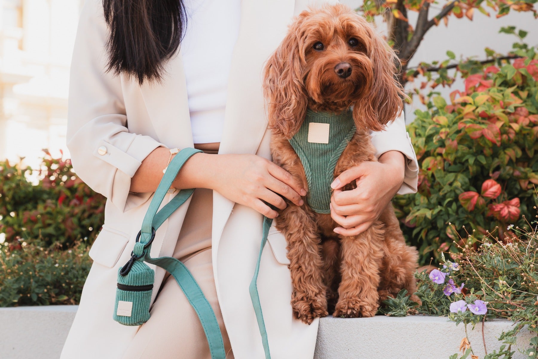FuzzYard Life Poop Bag Dispenser - Myrtle Green