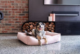 FuzzYard Life Bed - Cotton pet Bed - soft blush pink