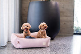 Corduroy Pet Bed - Blush Pink - FuzzYard Life Bed