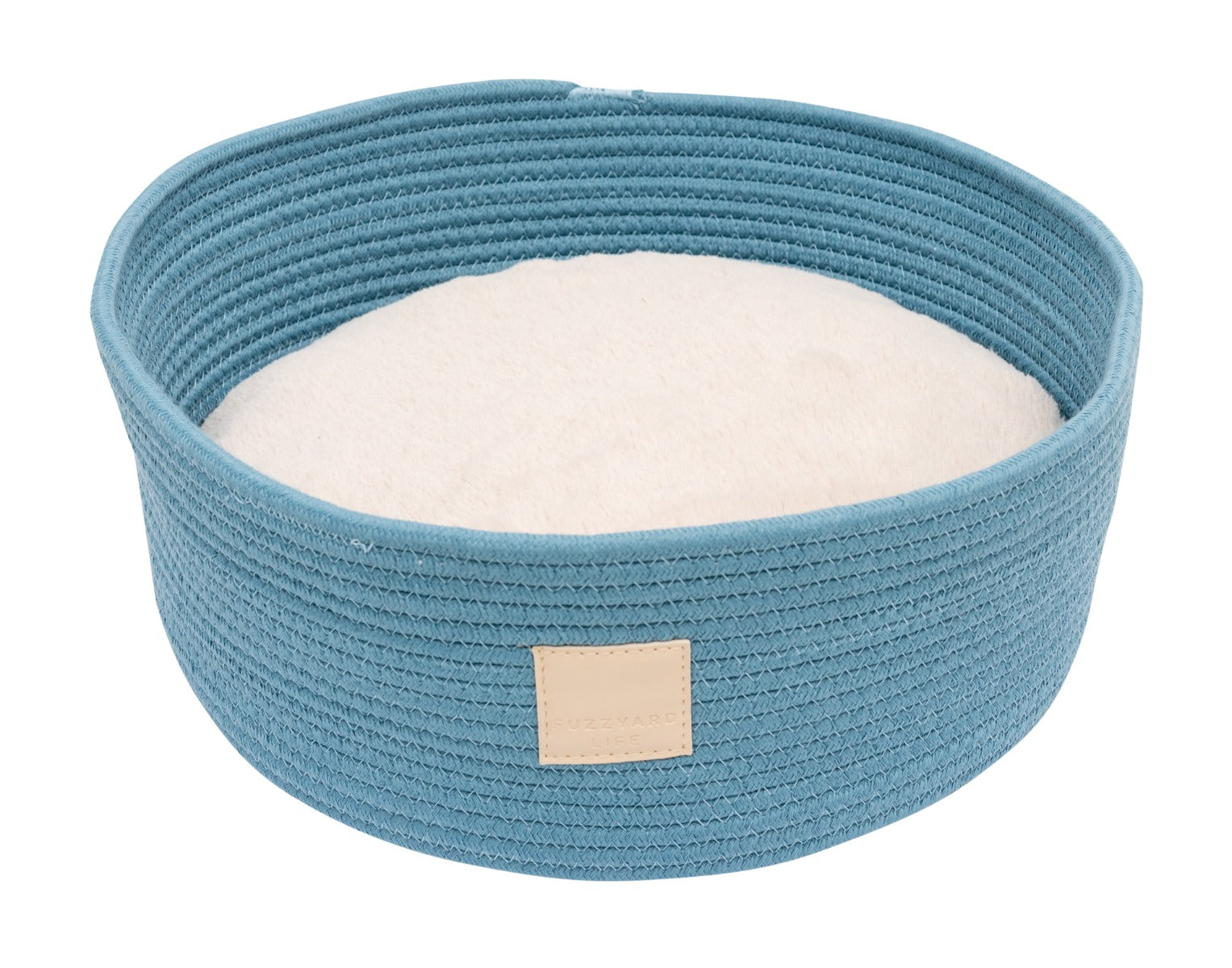 FuzzYard Life Rope Pet Basket Bed - French Blue