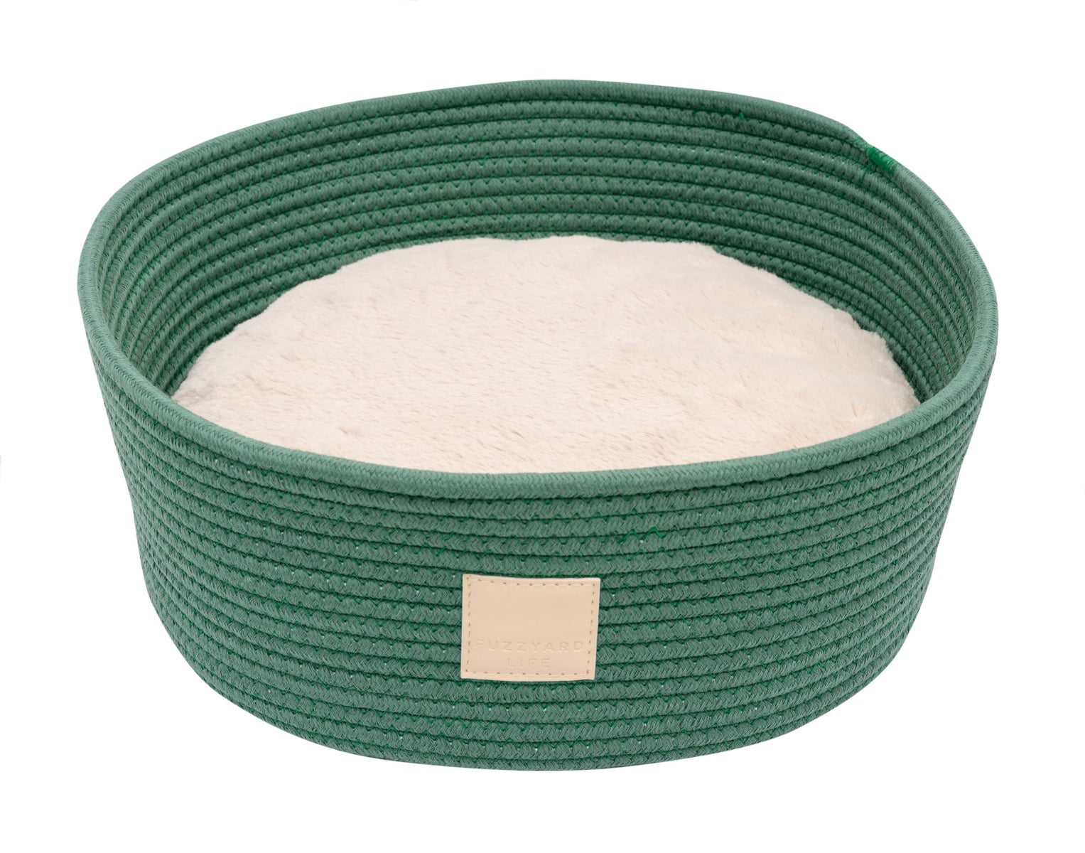 FuzzYard Life Rope Pet Basket Bed - Myrtle Green