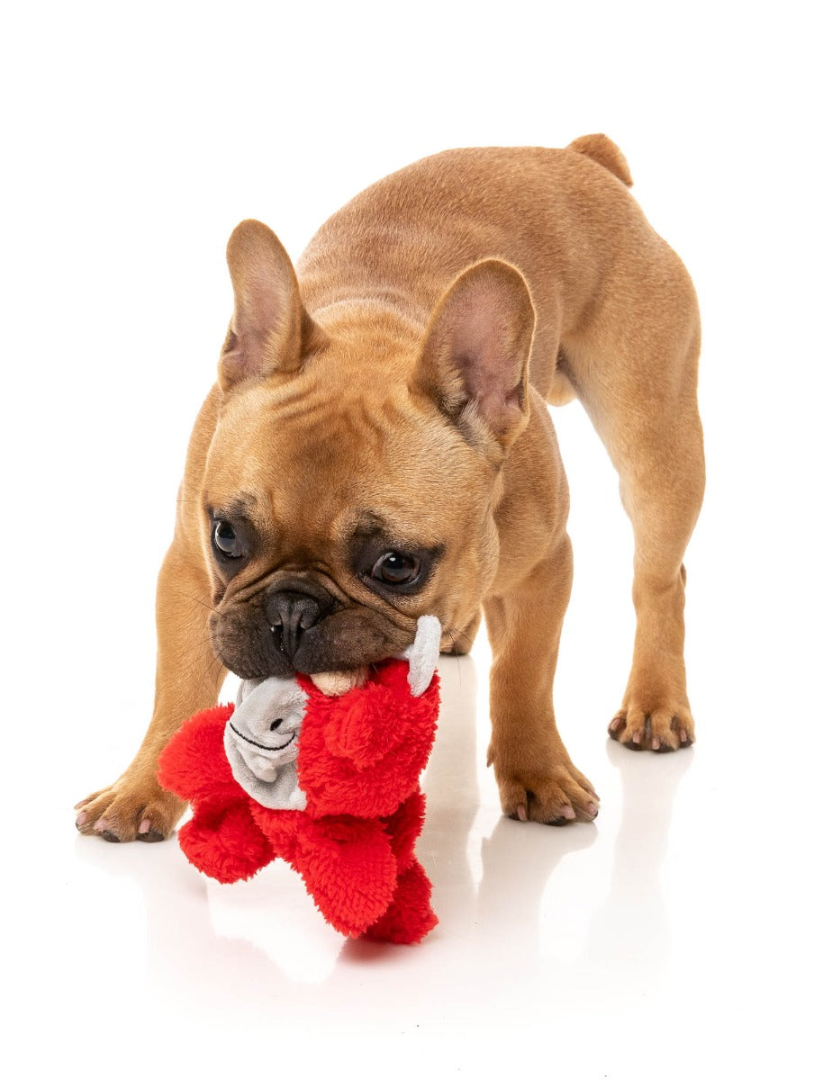 Dog Toy Flat Out Nasties - Jordan the Bull by FuzzYard