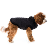 FuzzYard Jersey Knit with hood for dogs in black
